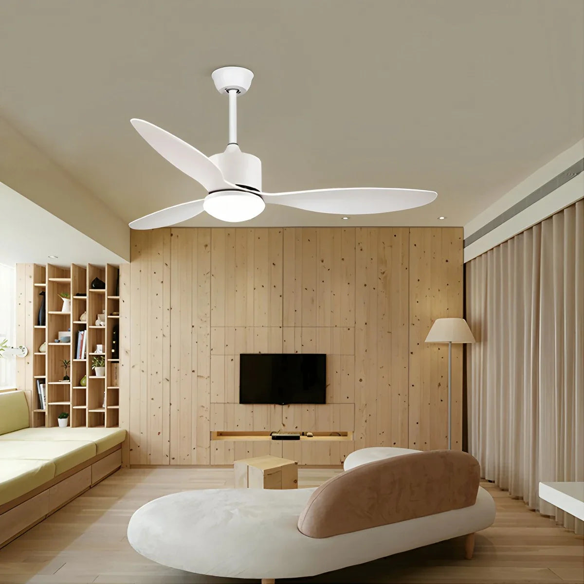 3 Blade Modern Ceiling Fan with Light