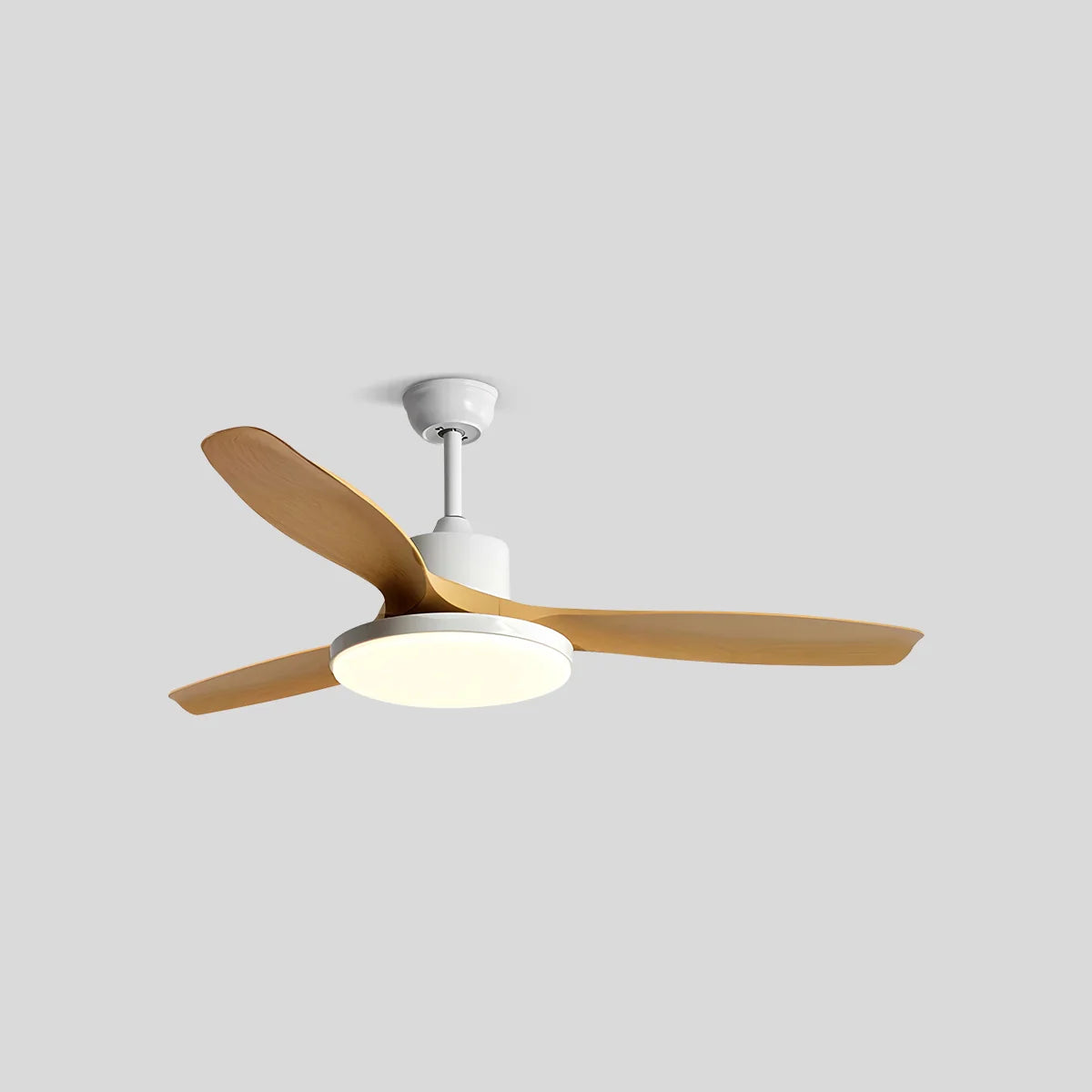 Antizer Scandi Reversible Ceiling Fan with Light 3 Blades White