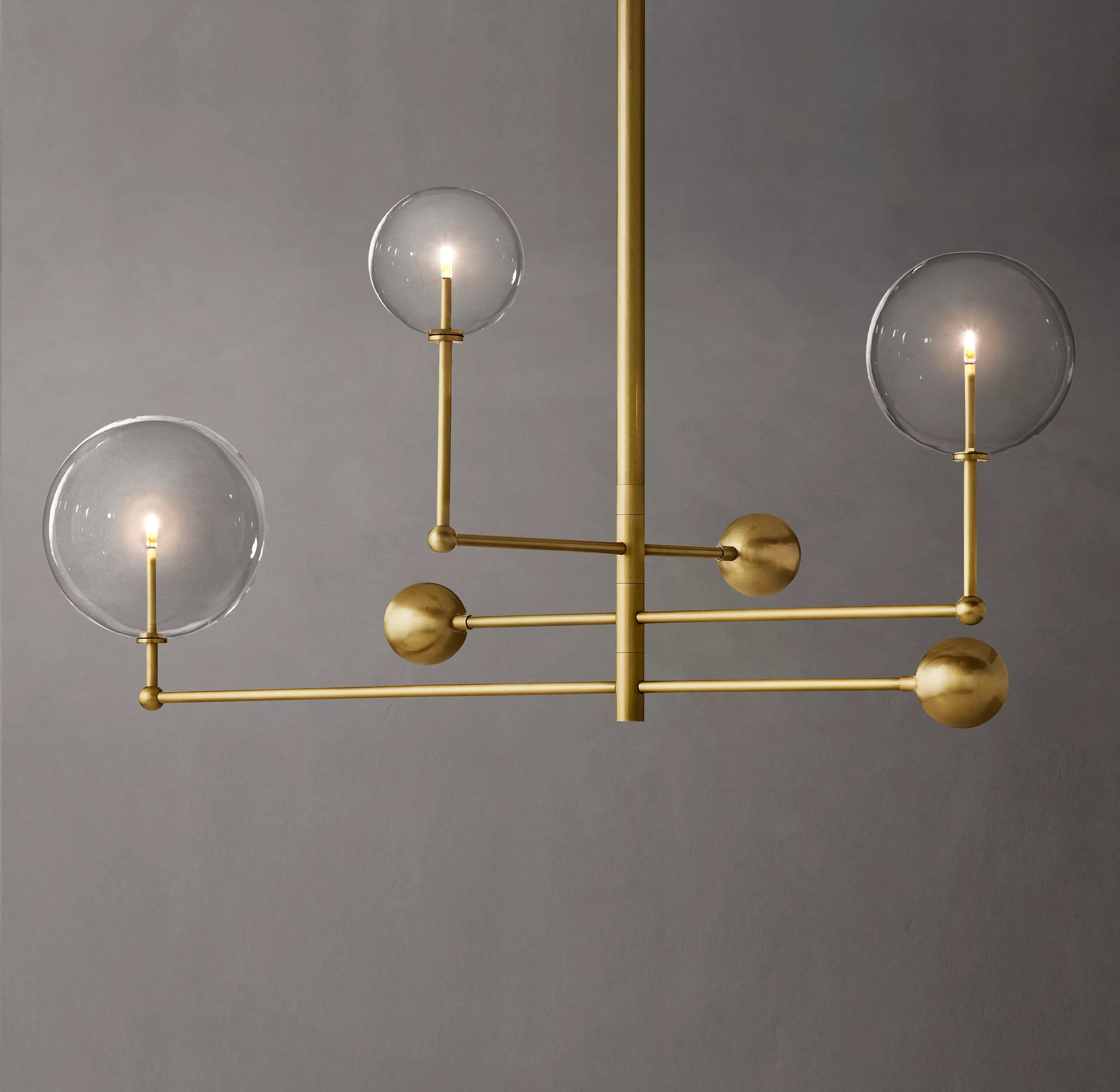 Sputnik Globe Glass Chandelier - Mobile