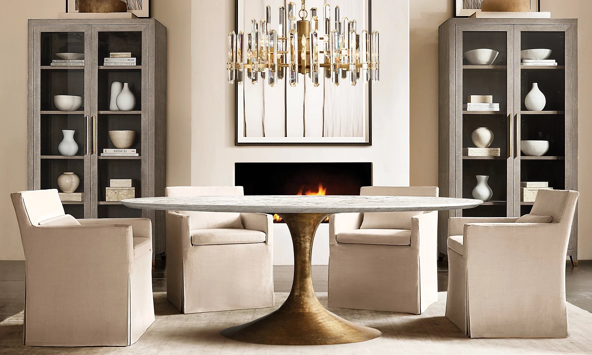 Crystal Prism Round Chandelier - Bonnington