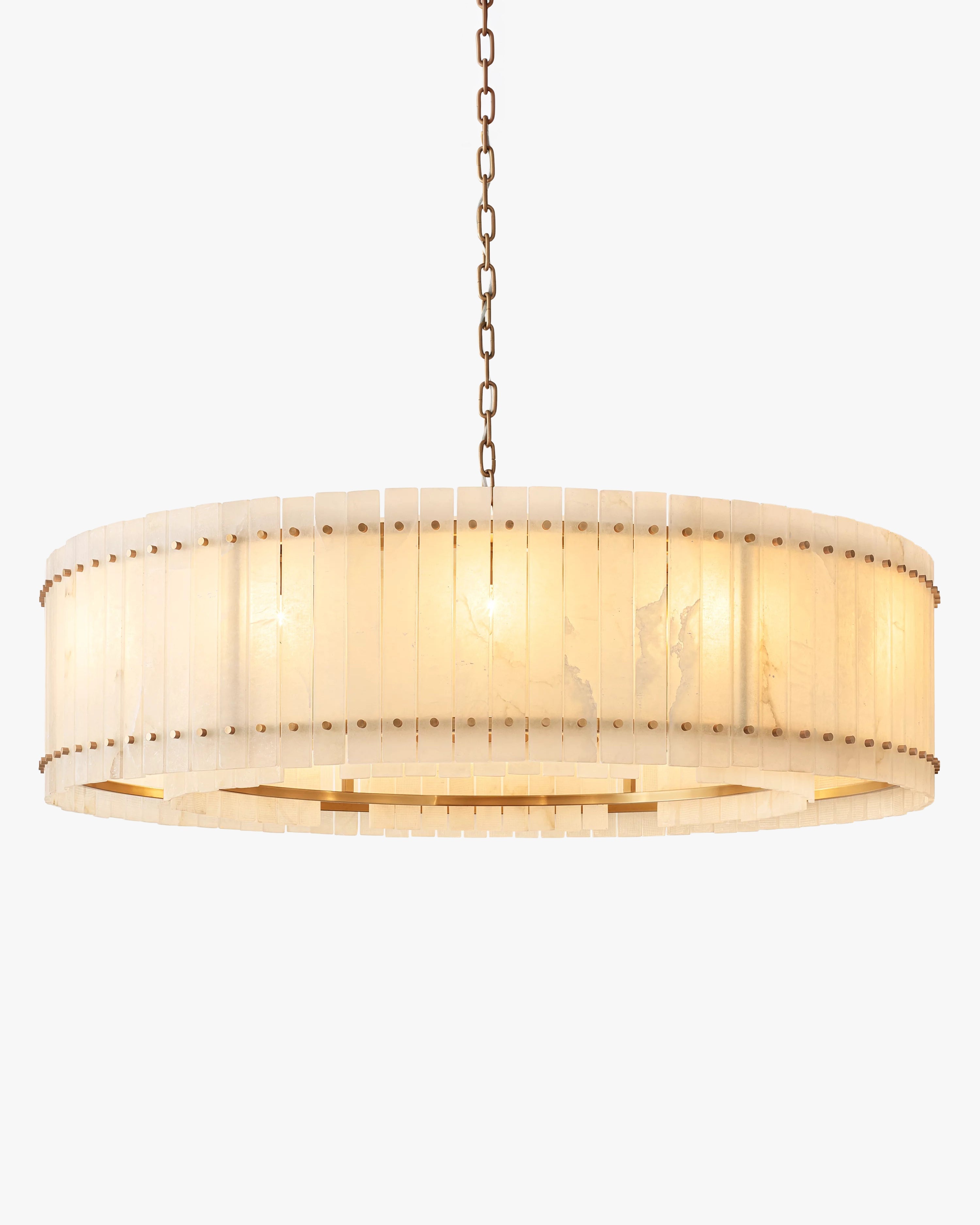 Alabaster Round Chandelier - San Marco
