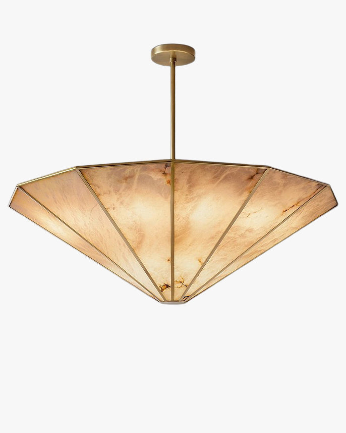 Alabaster Umbrella Chandelier - Lucette
