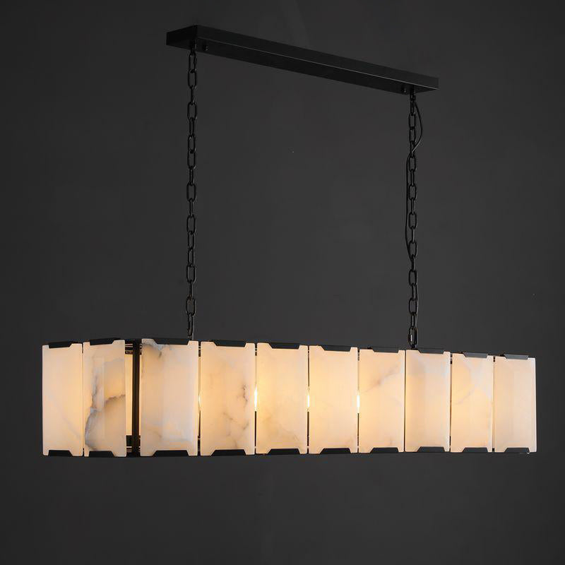 Alabaster Rectangular Chandelier – Harlow