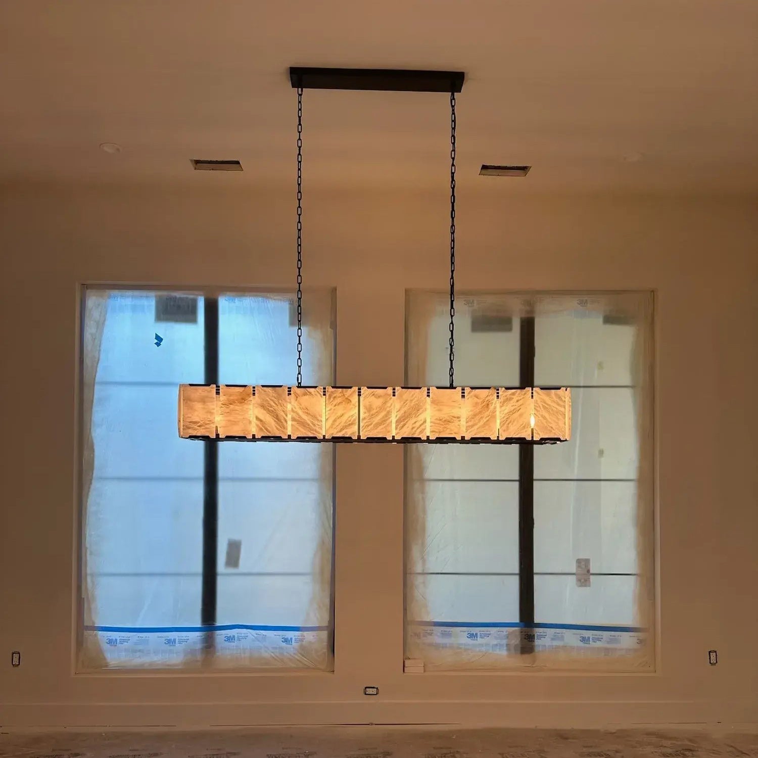 Alabaster Rectangular Chandelier – Harlow