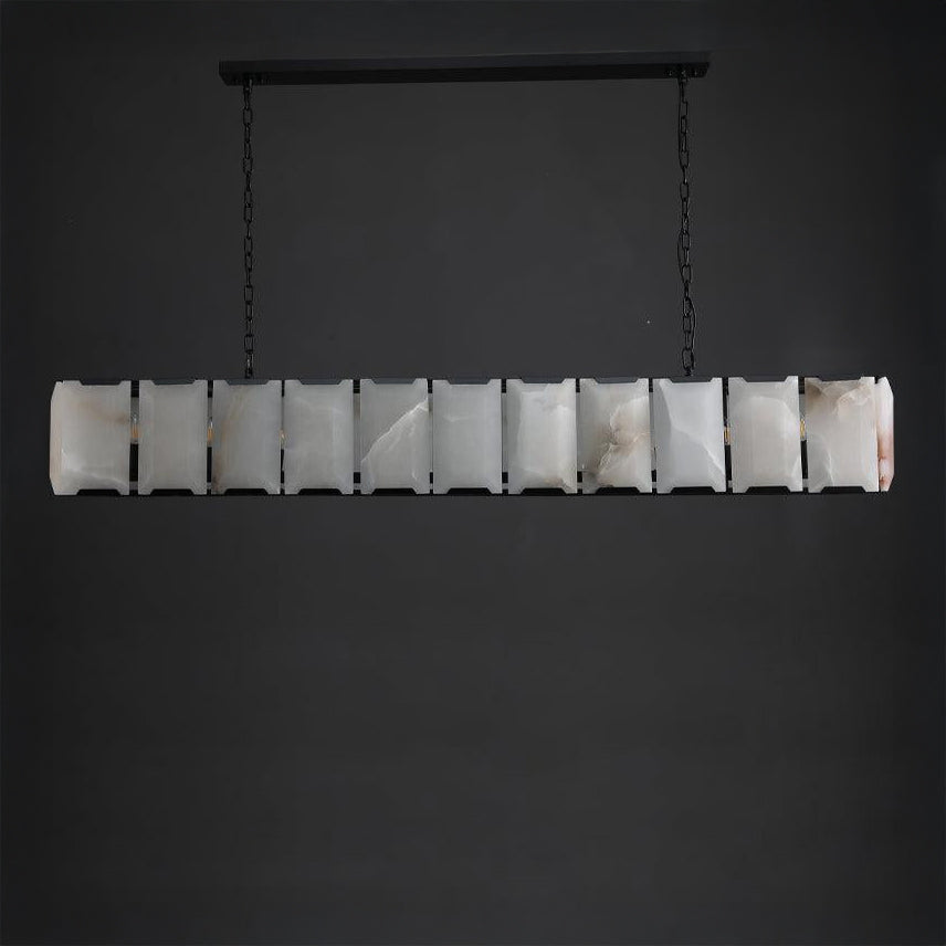 Alabaster Rectangular Chandelier – Harlow