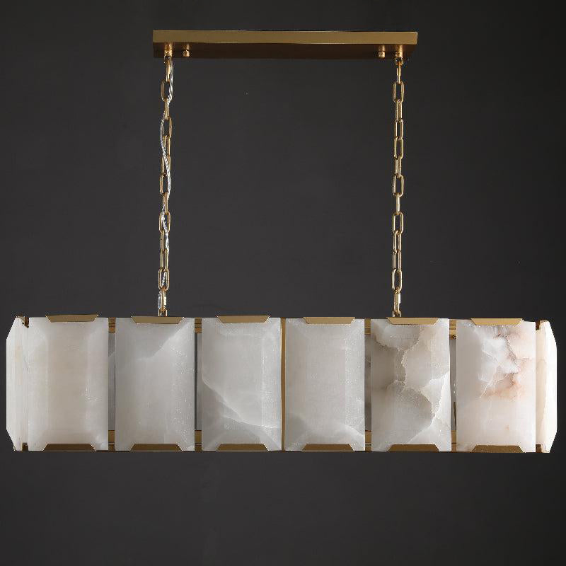 Alabaster Rectangular Chandelier – Harlow