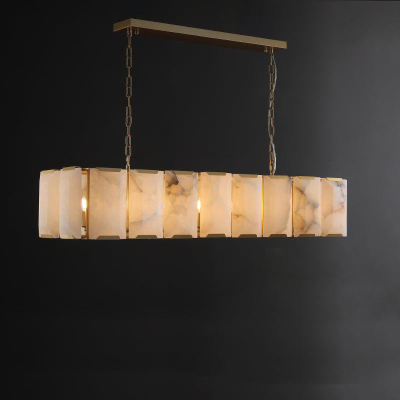 Alabaster Rectangular Chandelier – Harlow