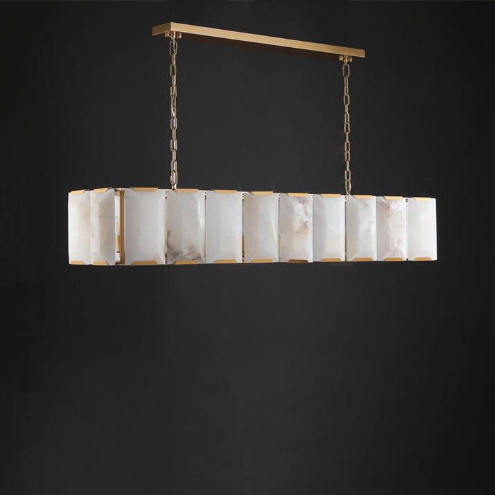 Alabaster Rectangular Chandelier – Harlow