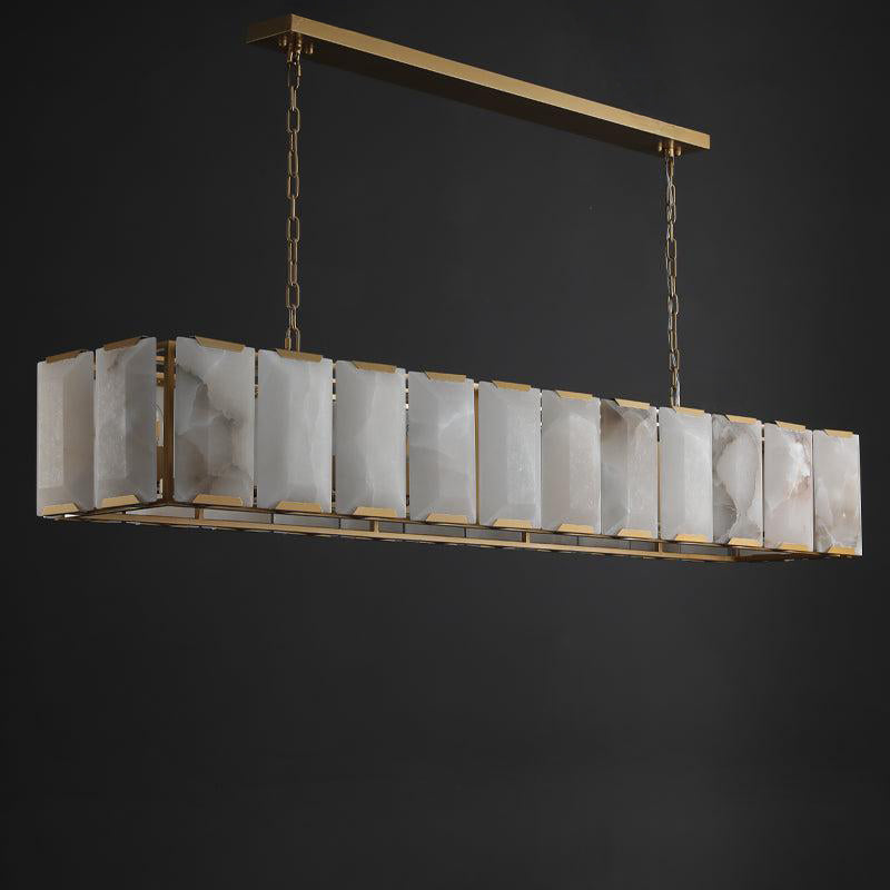 Alabaster Rectangular Chandelier – Harlow