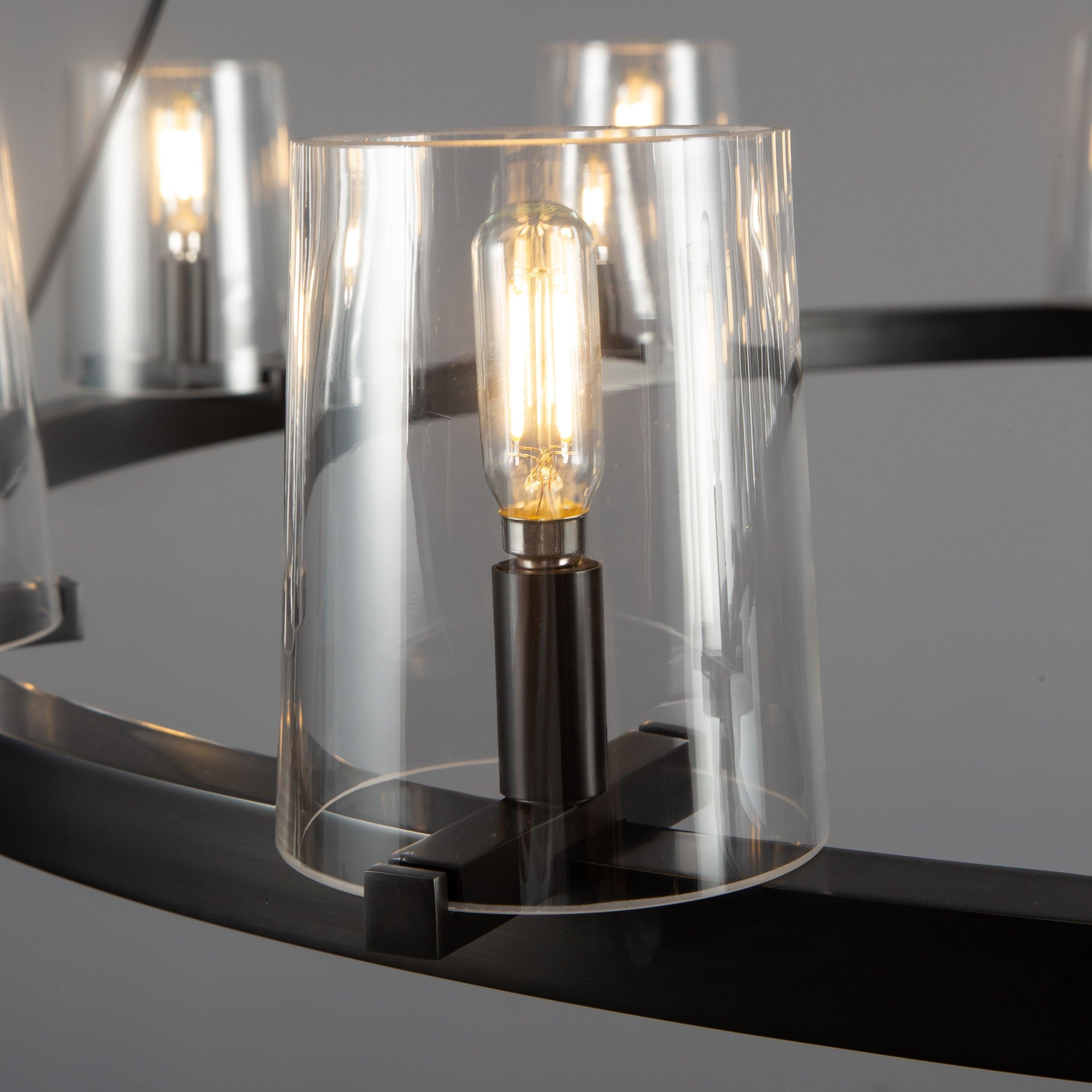 Hurricane Candle Ring Chandelier - Pauillac