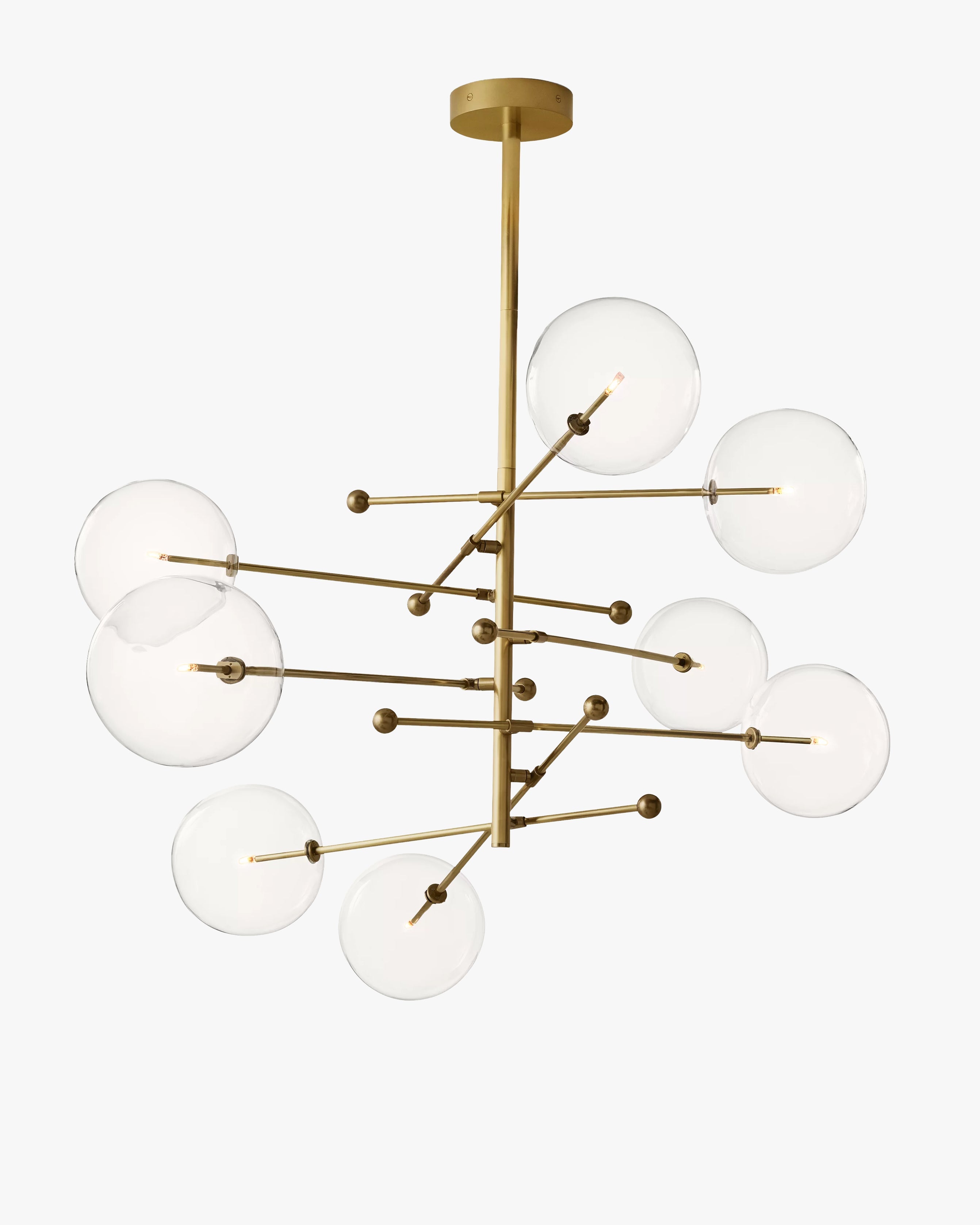 Sputnik Globe Glass Chandelier - Mobile