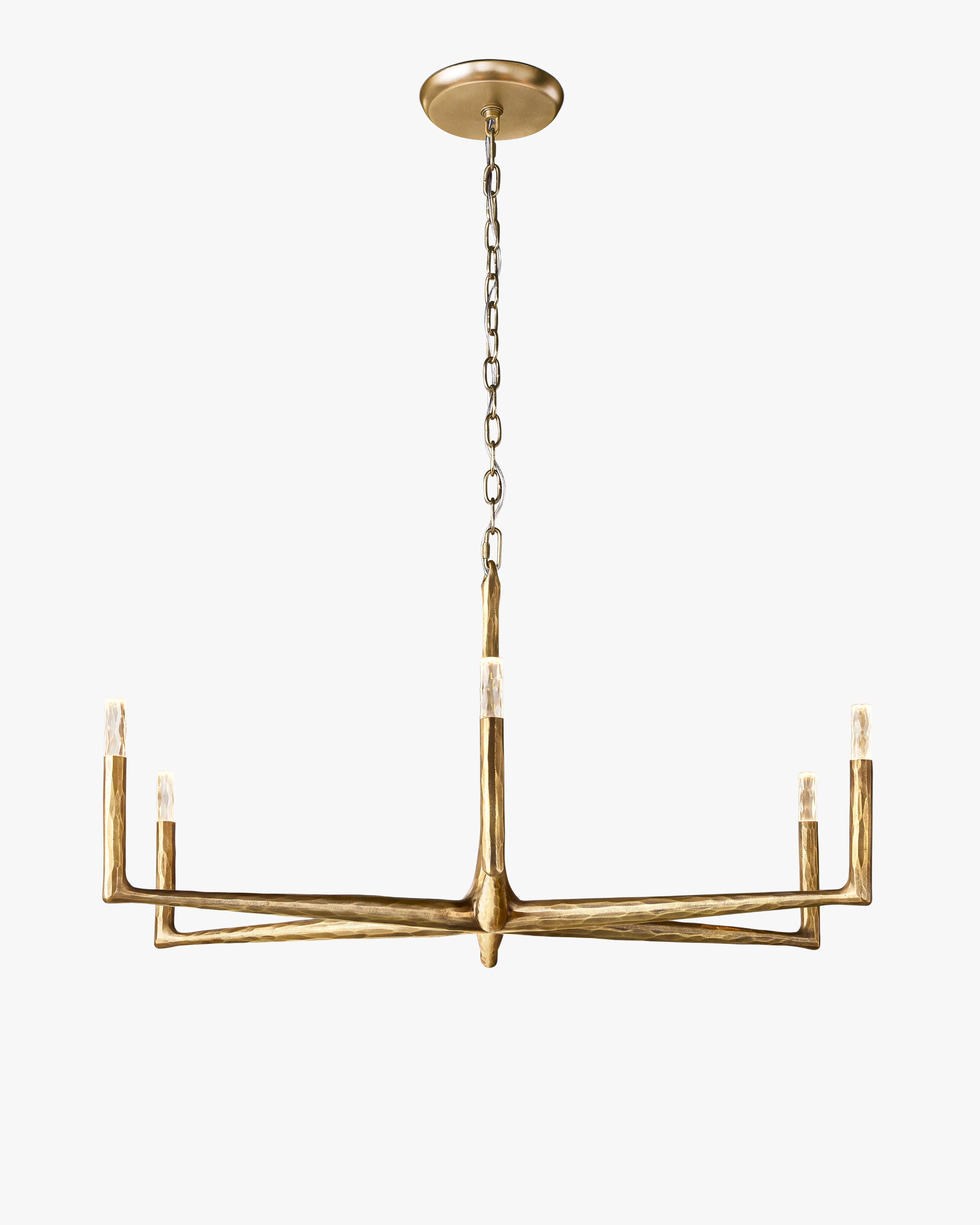 Forged Candlestick Chandelier - Thaddeus