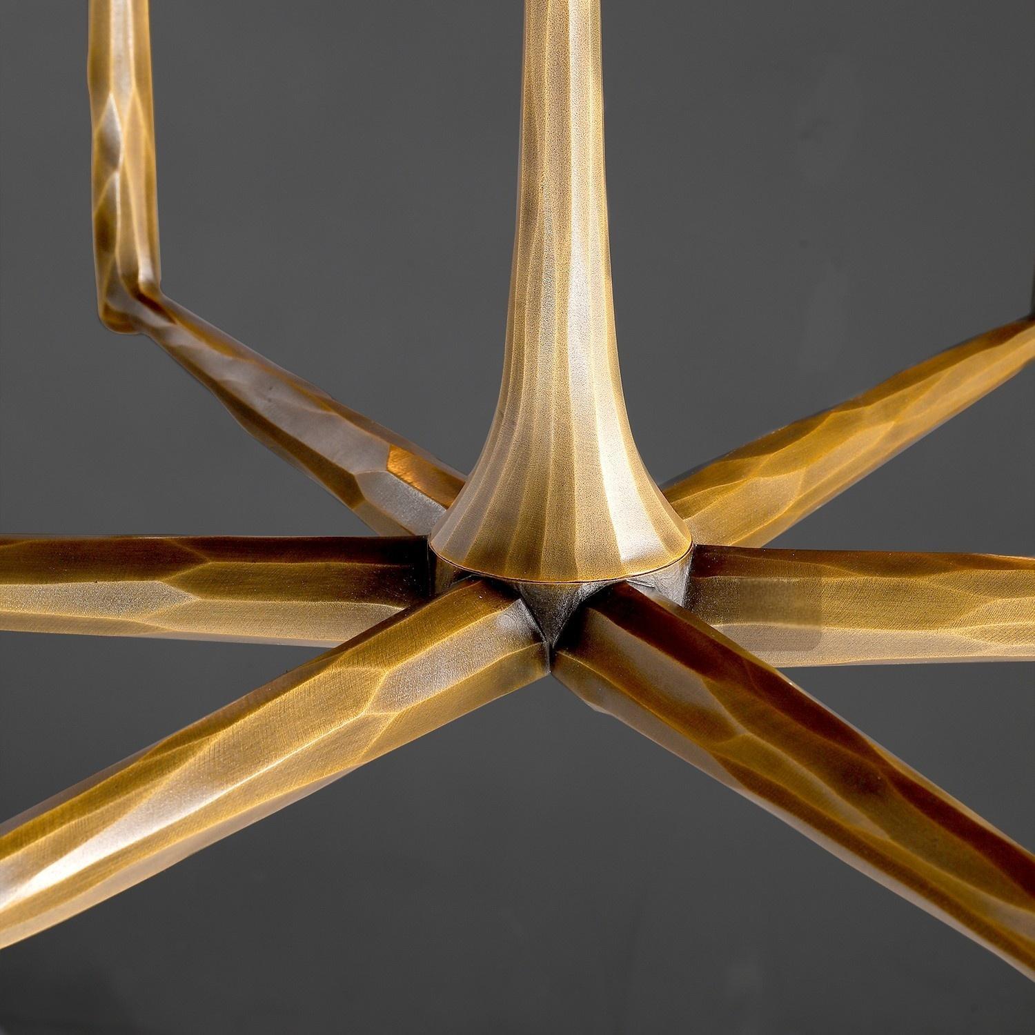 Forged Candlestick Chandelier - Thaddeus