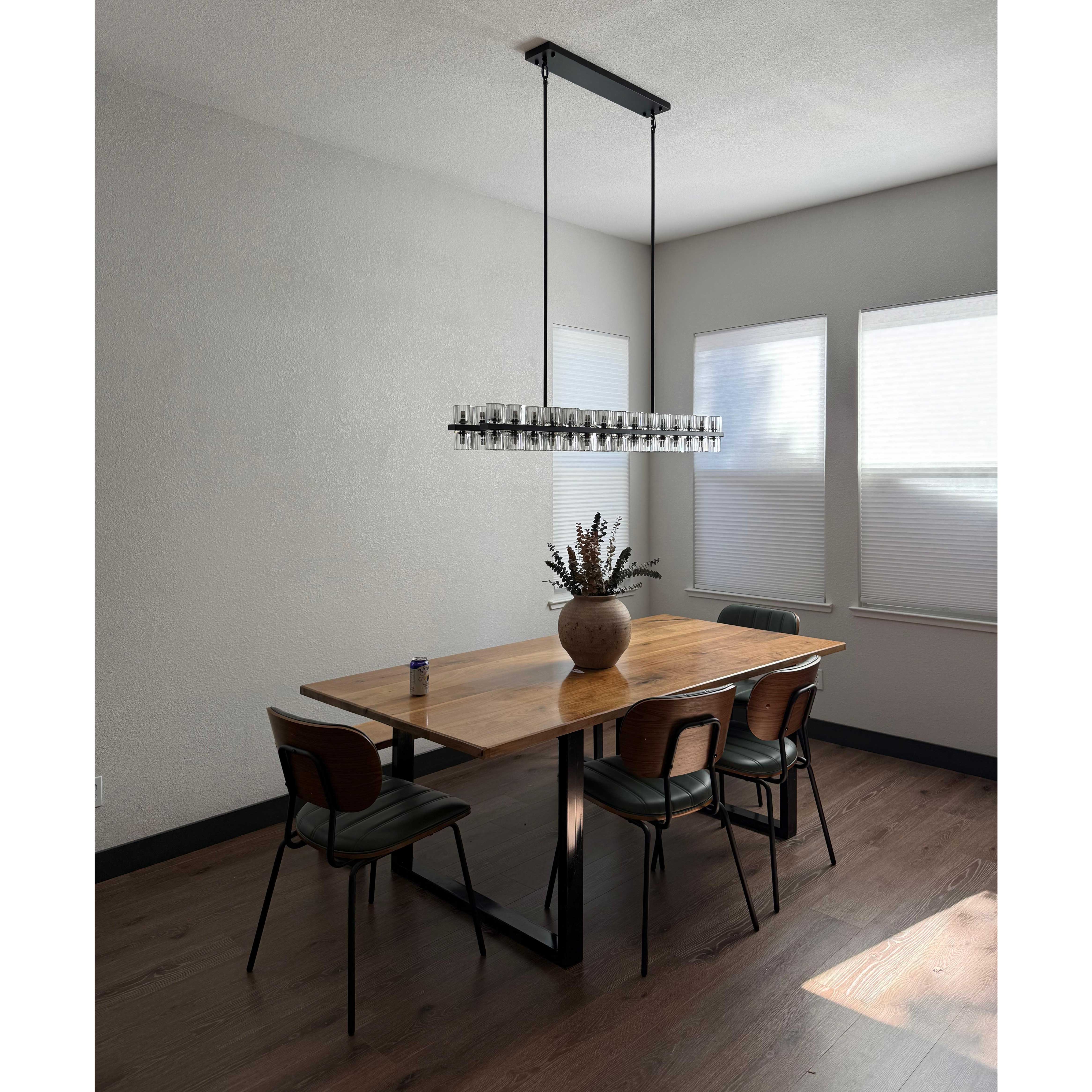 Hexagonal Crystal Linear Chandelier – Arcachon