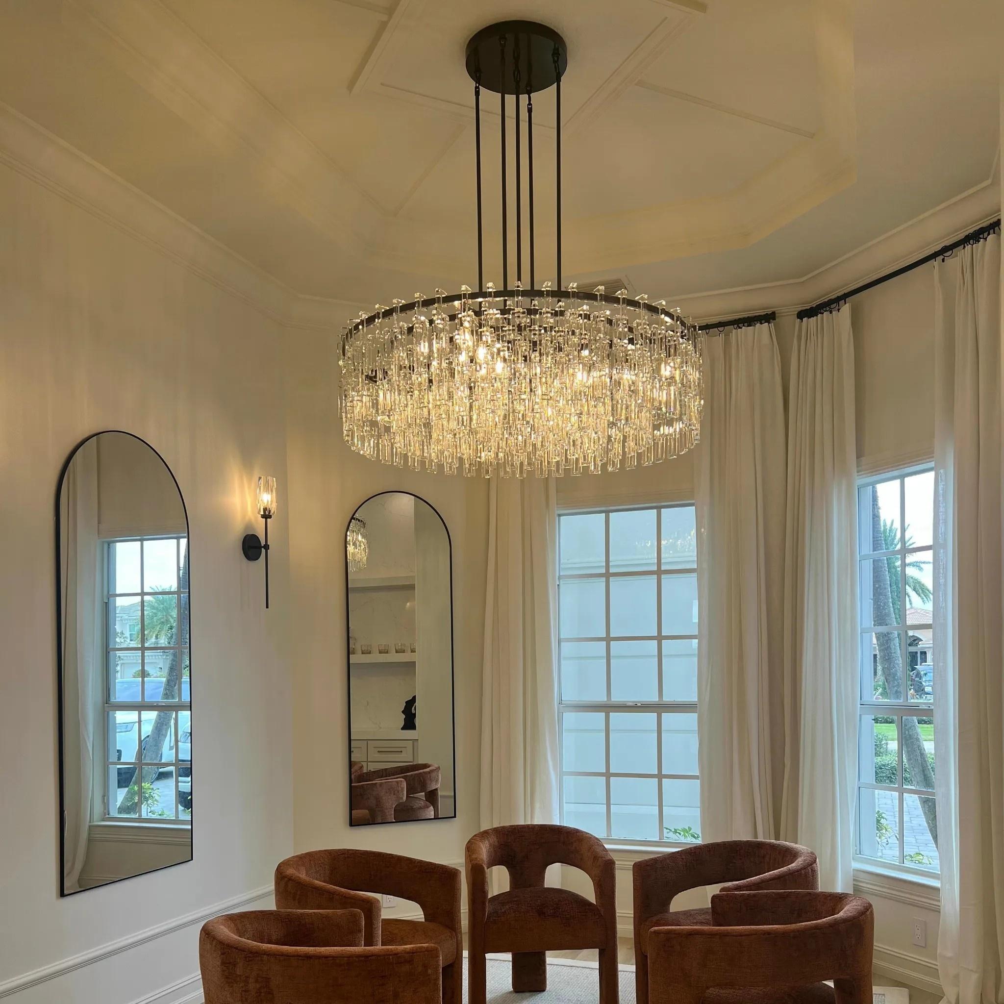 Cascading Chain Crystal Chandelier - Marignan