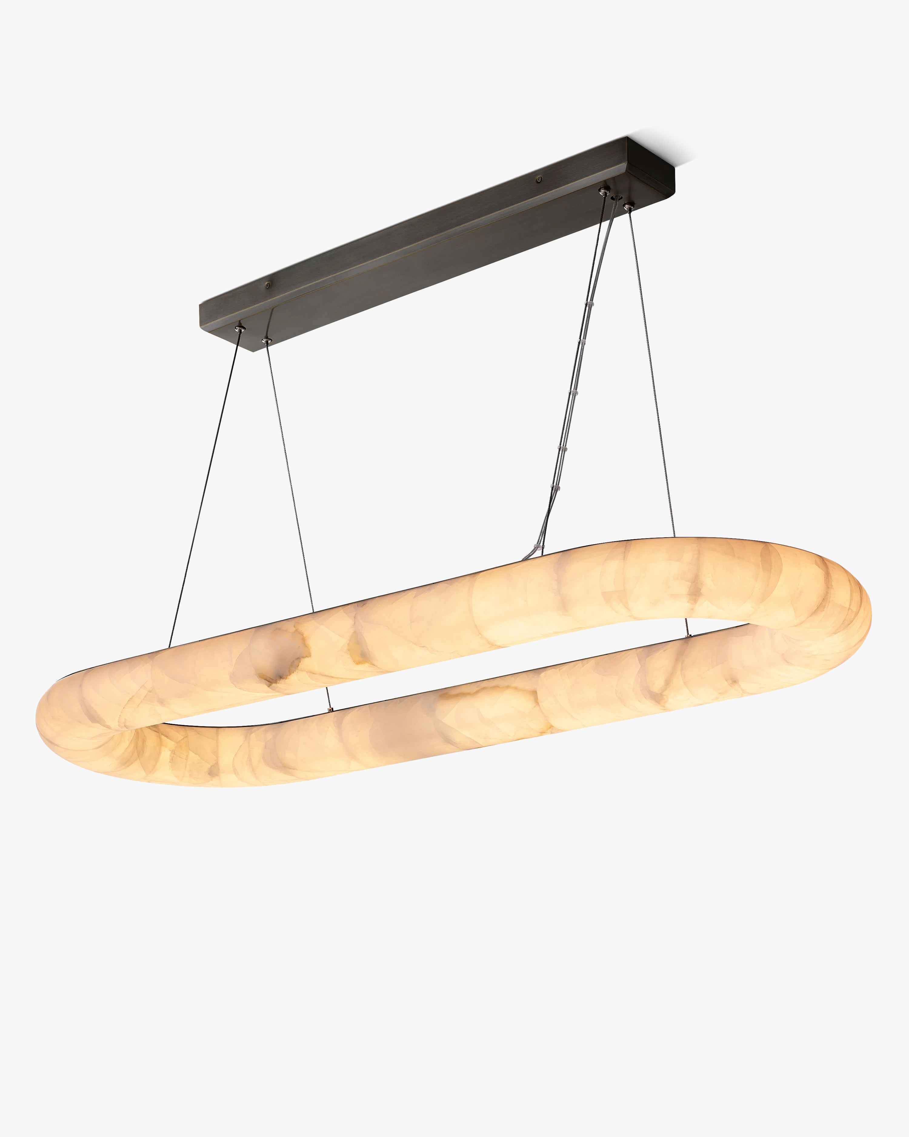 Lisse Linear Alabaster Chandelier - Rivage