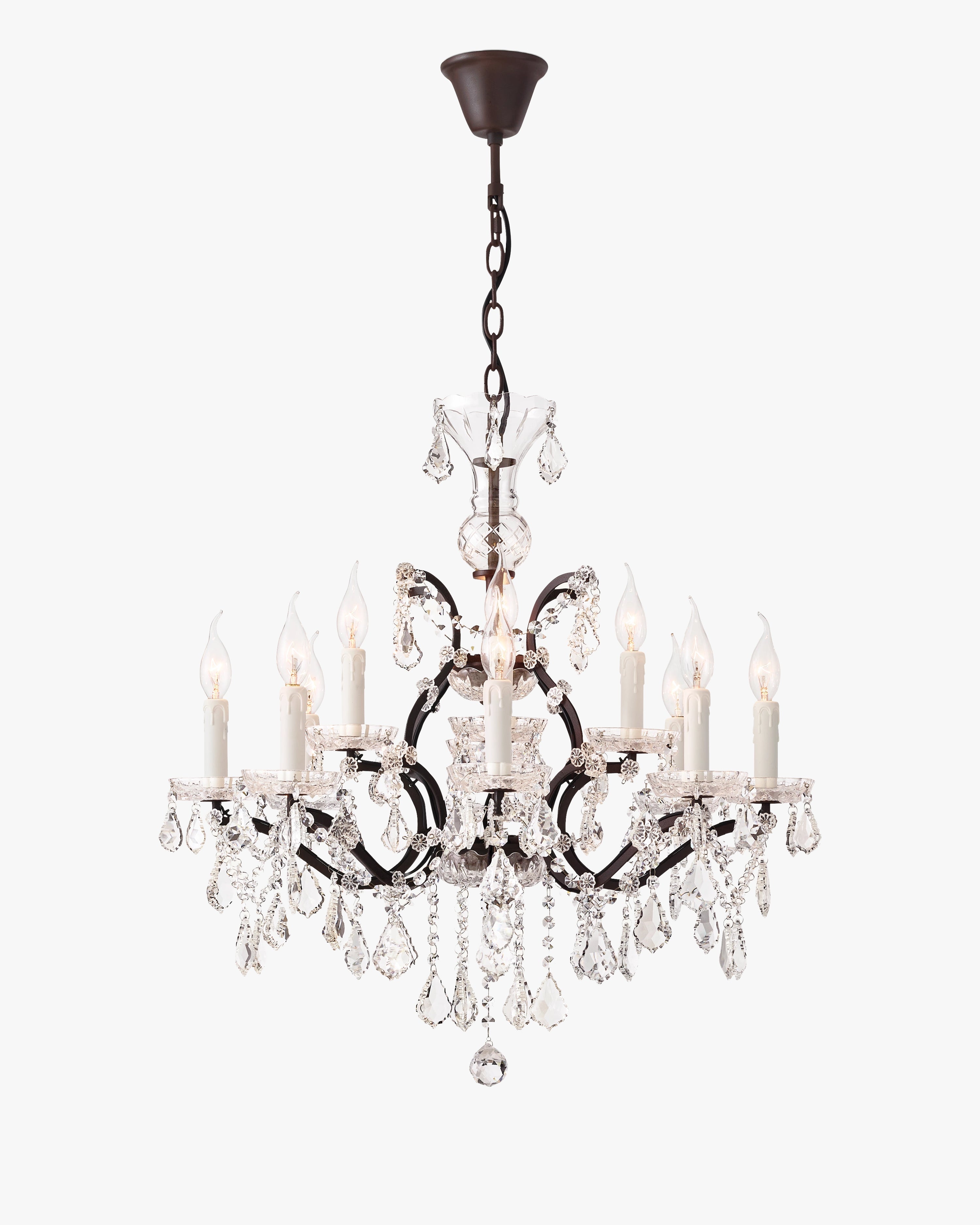 Candelabra Crystal Chandelier - Rococo