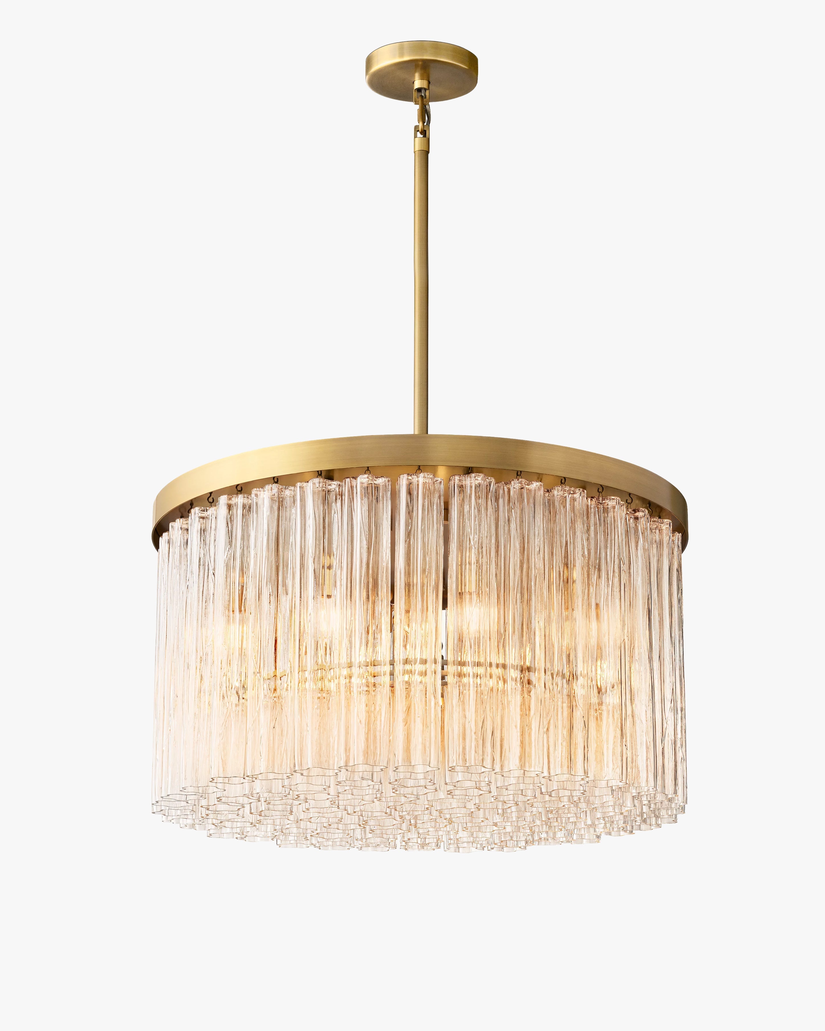 Tronchi Glass Round Chandelier - Cielo