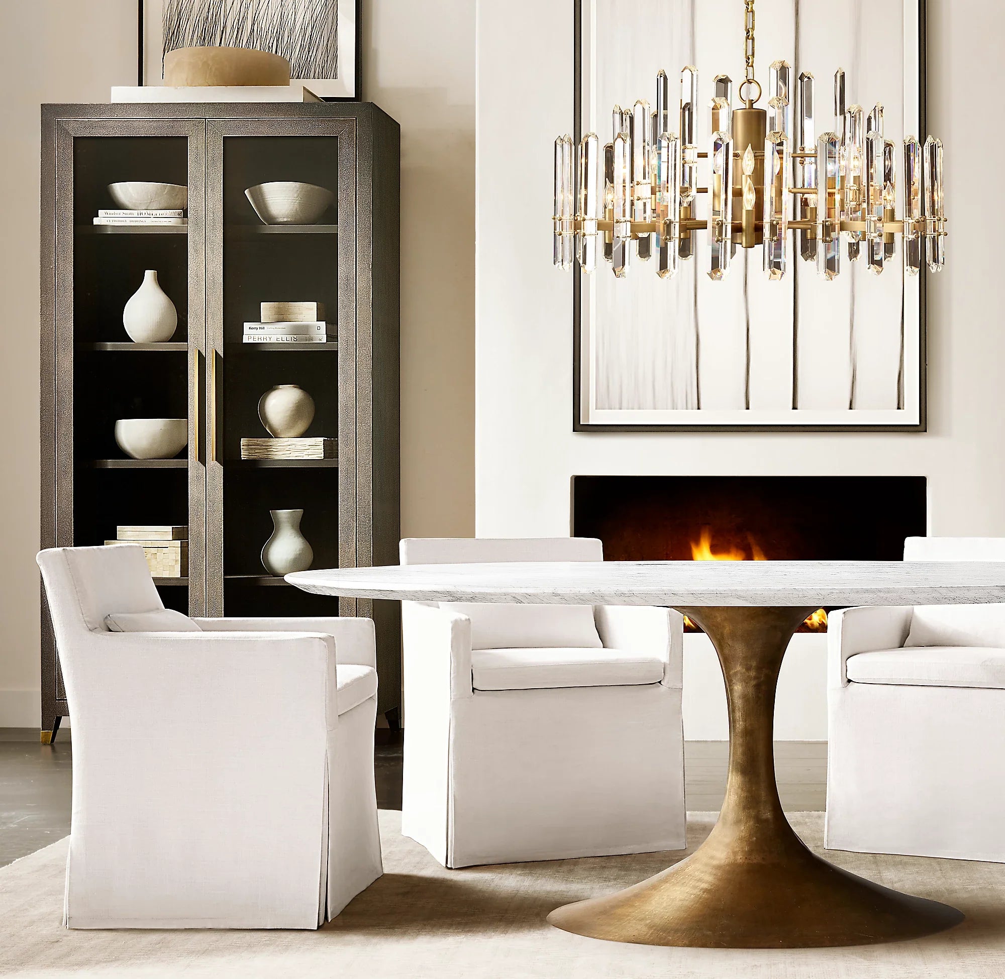 Crystal Prism Round Chandelier - Bonnington
