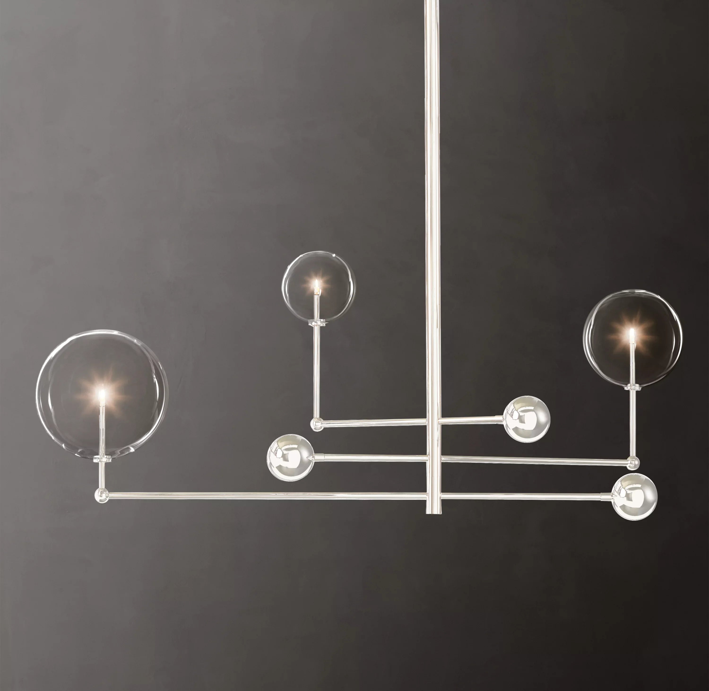 Sputnik Globe Glass Chandelier - Mobile