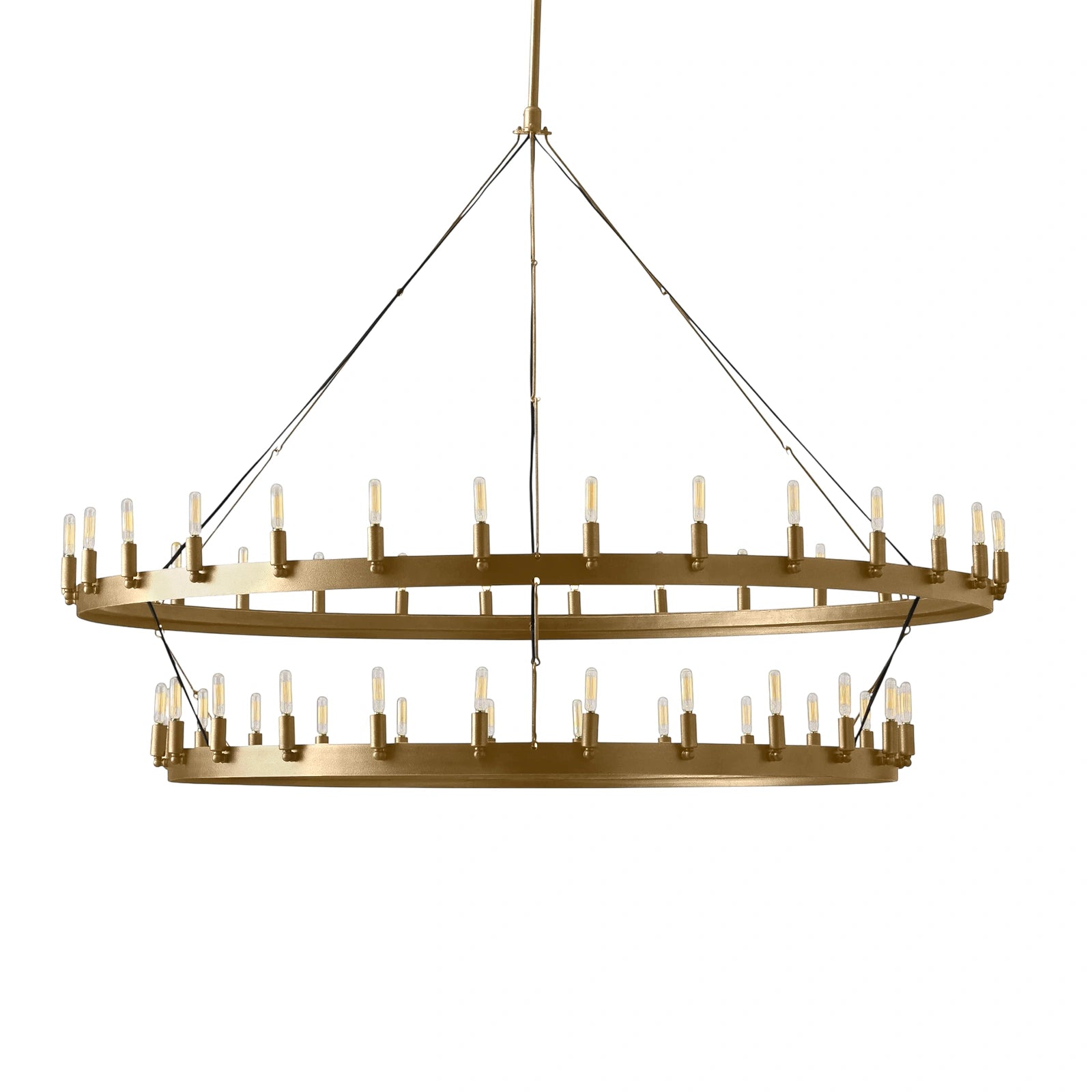 Vintage Filament Tubular Candle Tiered Chandelier - Camino