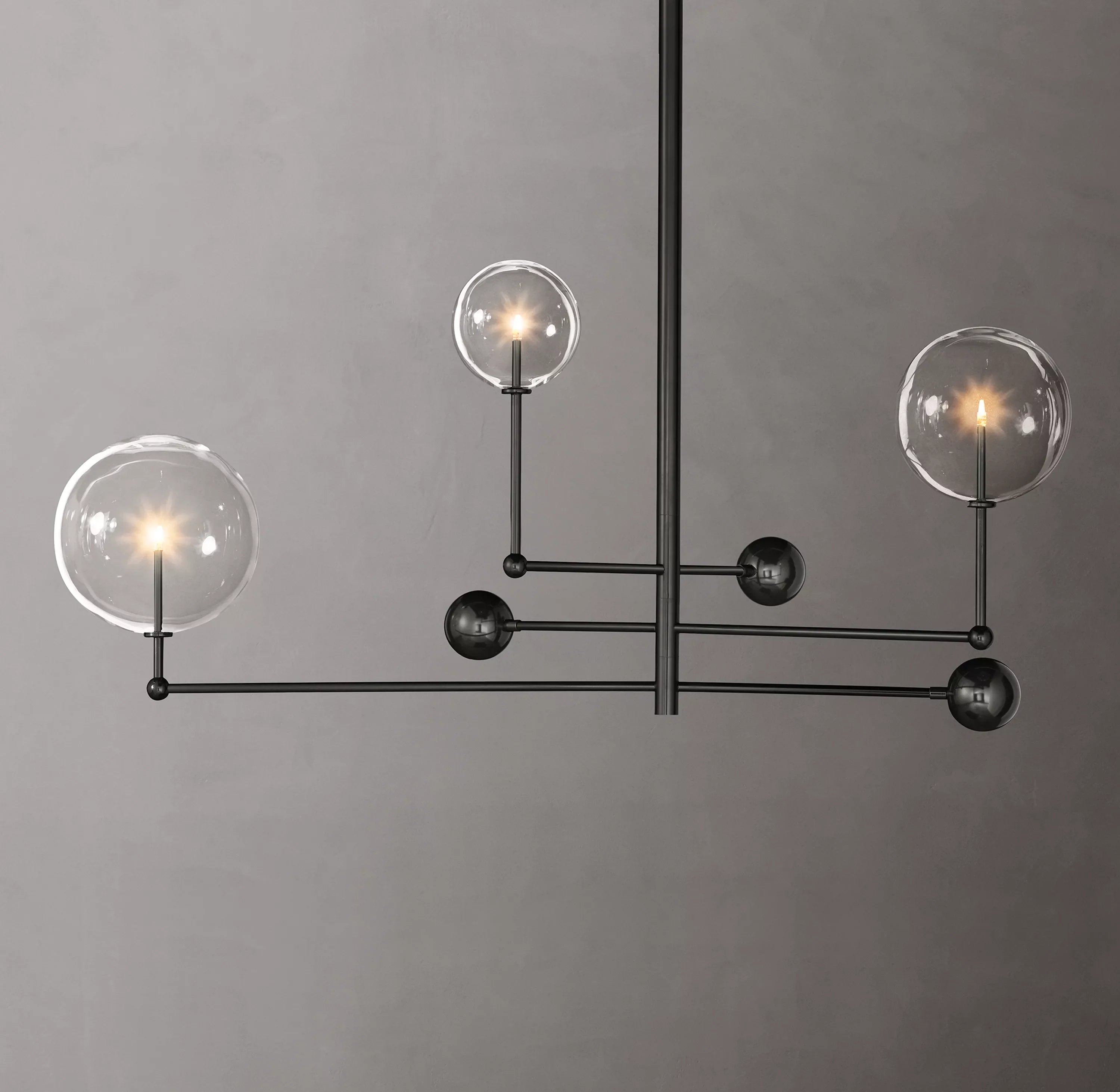 Sputnik Globe Glass Chandelier - Mobile