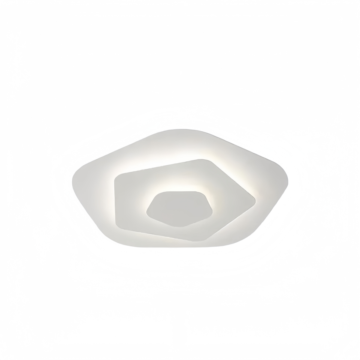 Crema Modern Nordic Round Flush Mount Ceiling Light – White Fixture