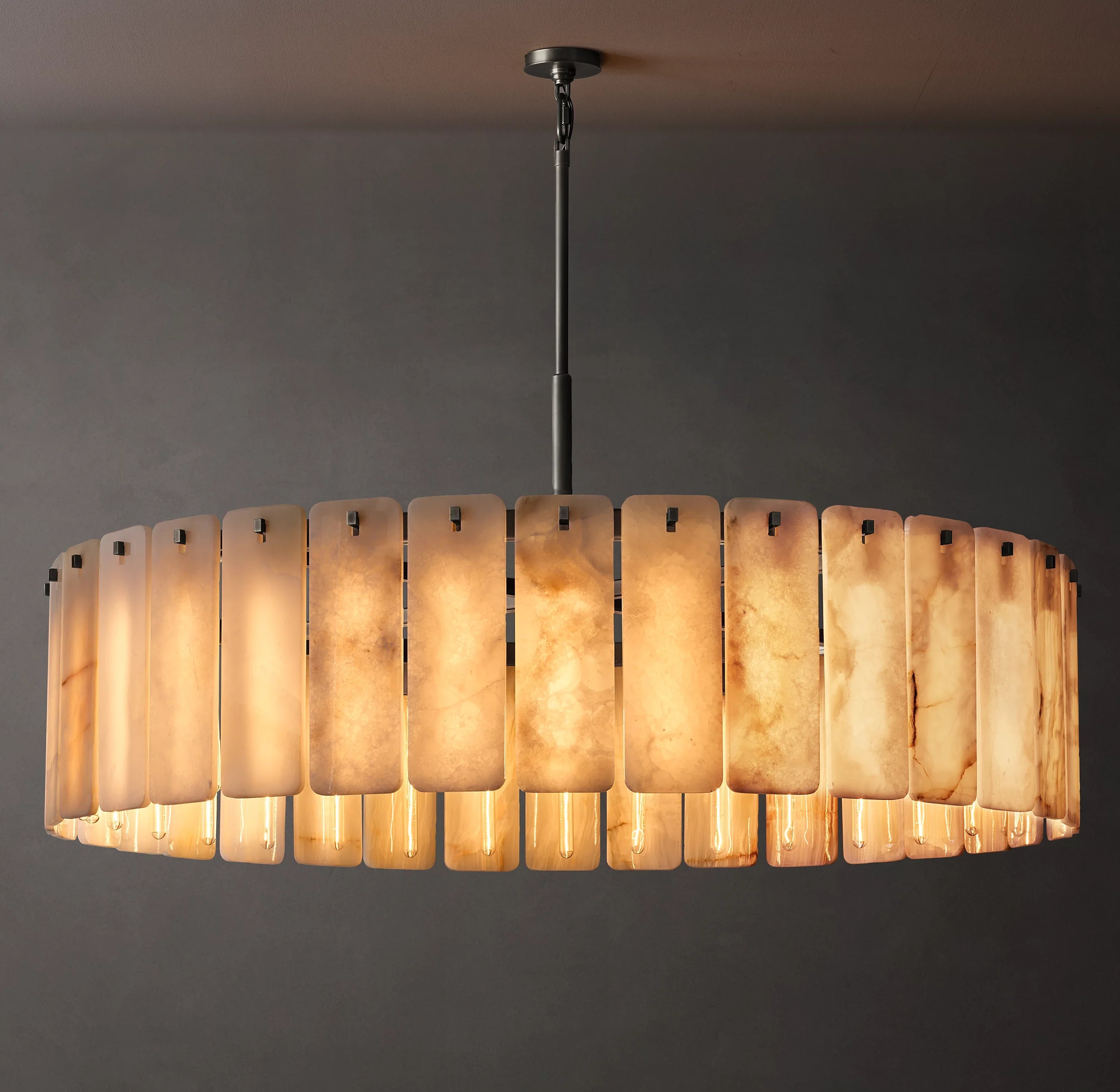 Alabaster Round Chandelier - Calamette