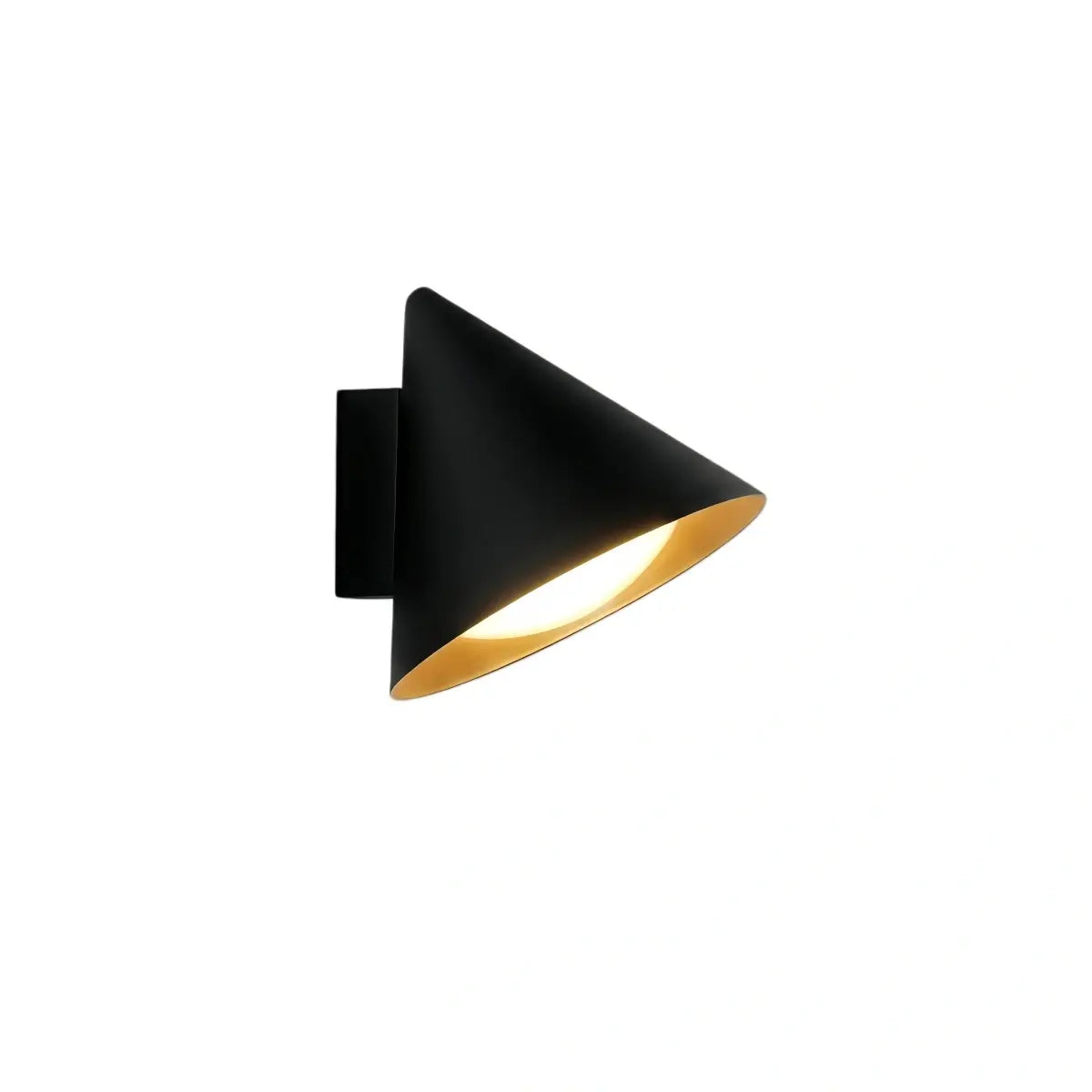 Irondale Minimalist Conical Outdoor Wall Lamp