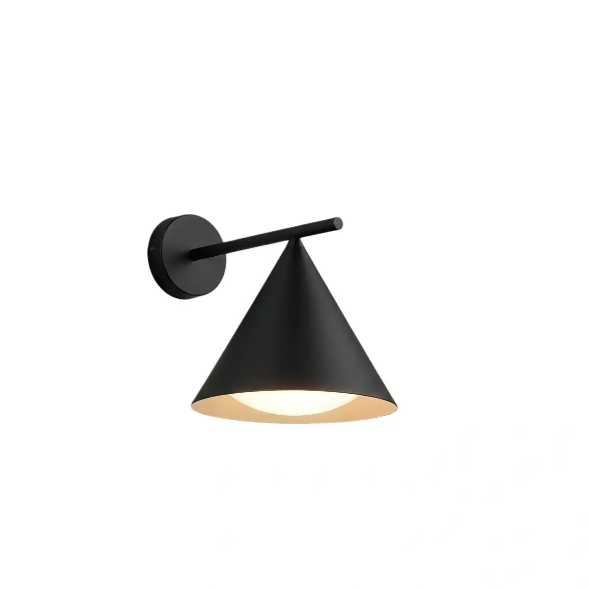 Irondale Minimalist Conical Outdoor Wall Lamp