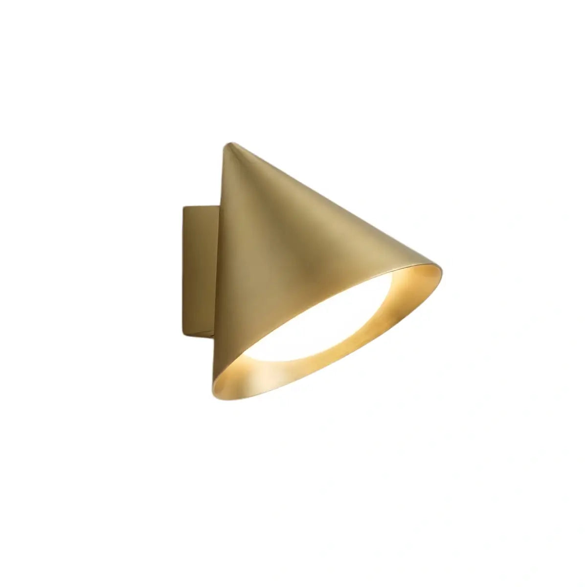 Irondale Minimalist Conical Outdoor Wall Lamp
