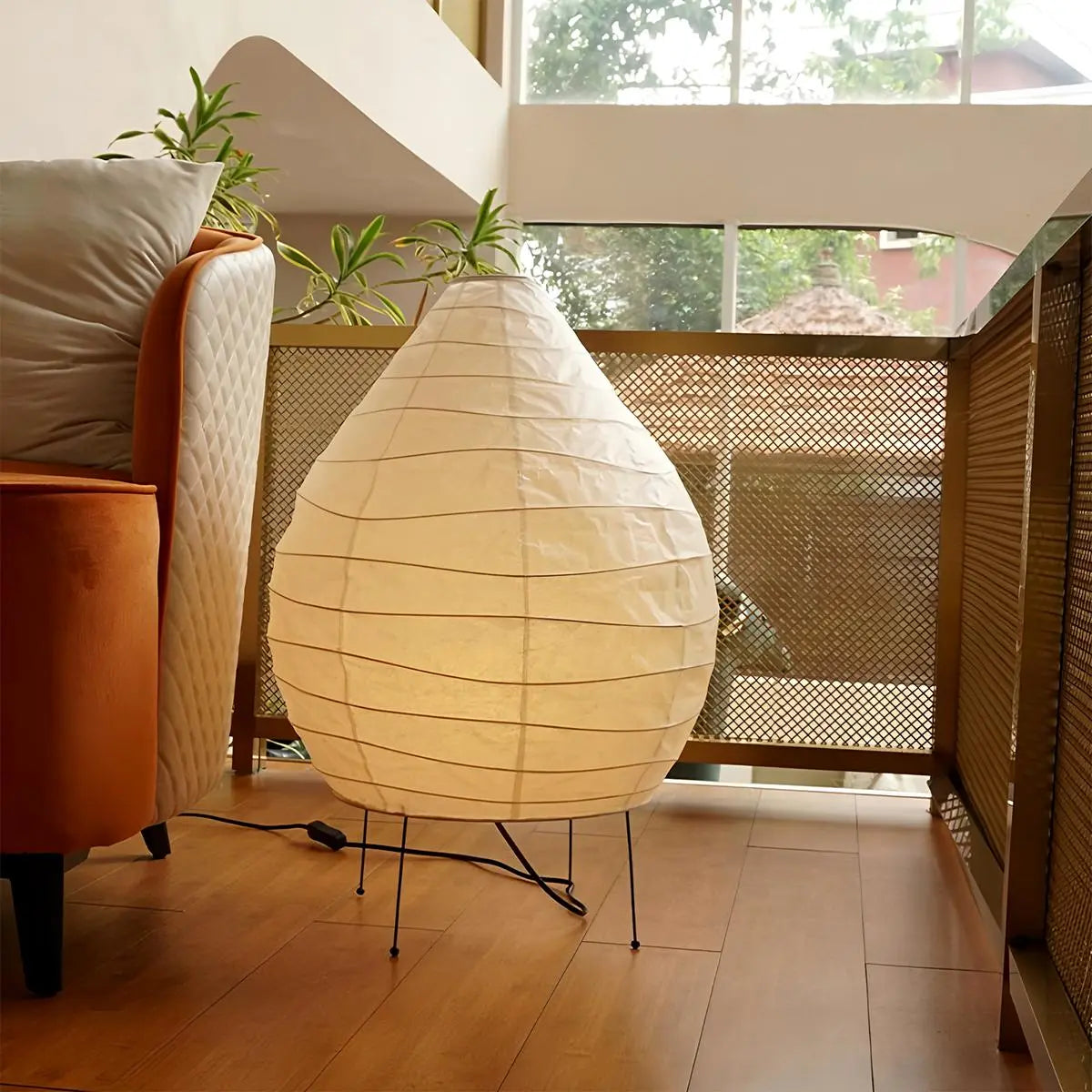 Akari 22N Rice Paper Table Lamp for Bedroom