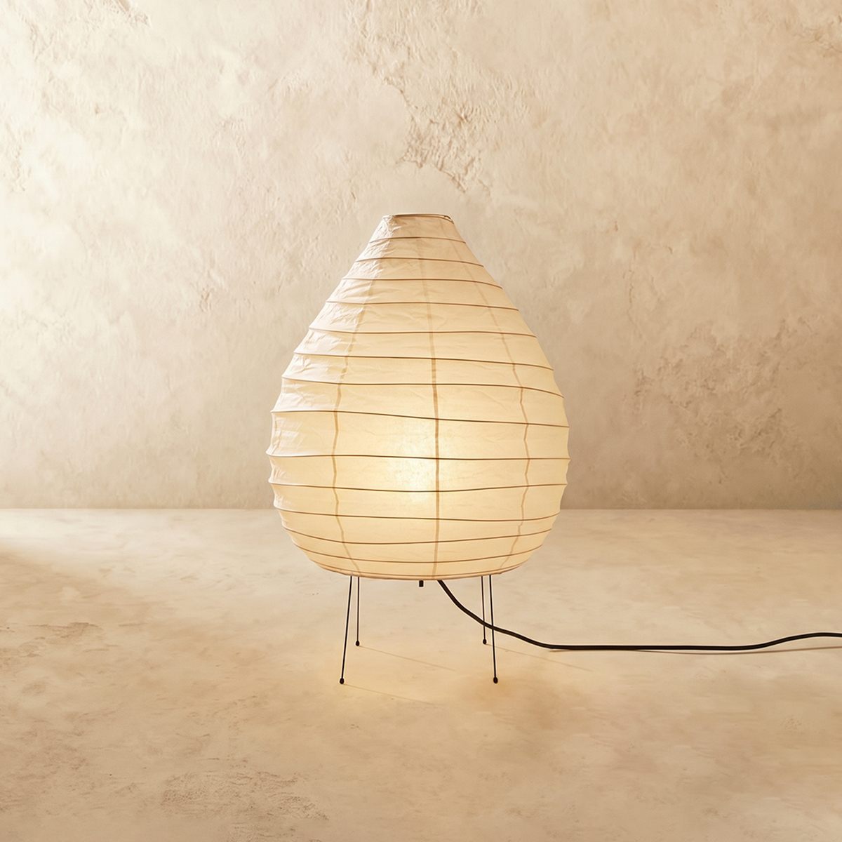 Akari 22N Rice Paper Table Lamp for Bedroom