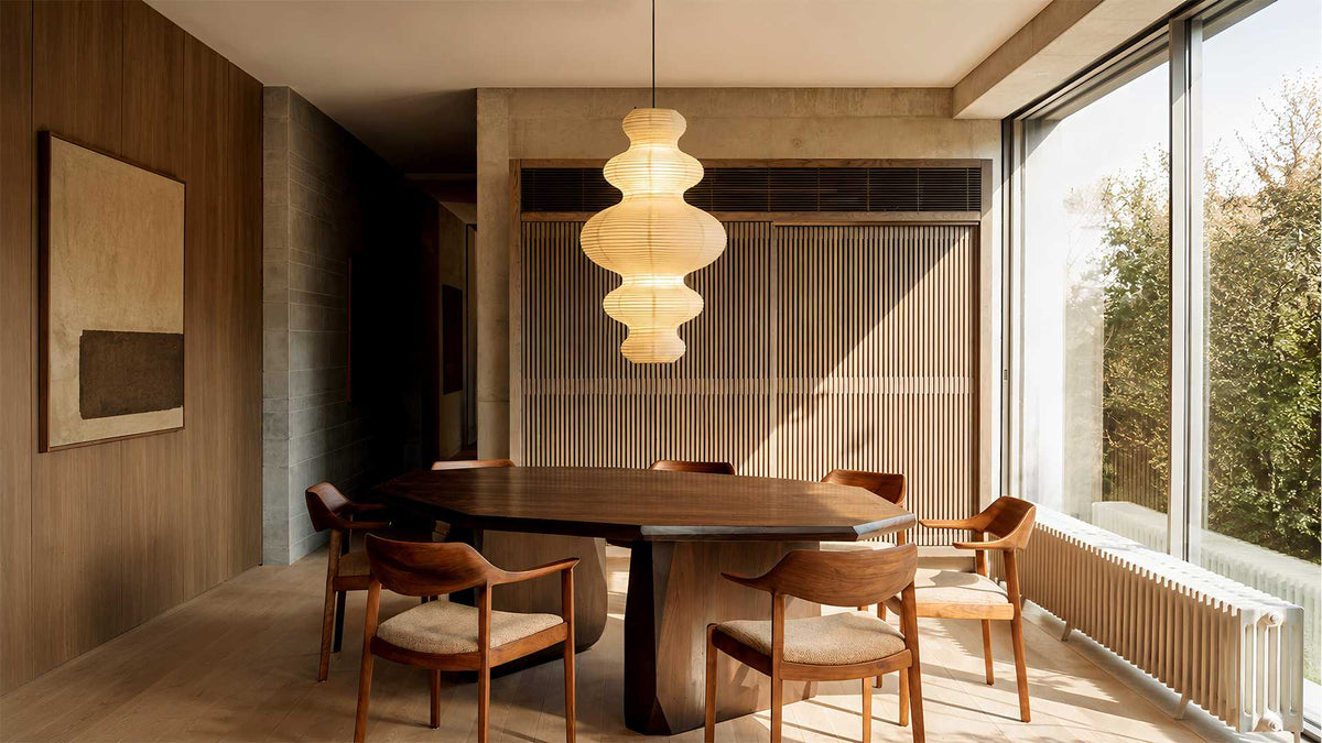 Paper Pendant Lamp for Window-Side and Cozy Interior Spaces