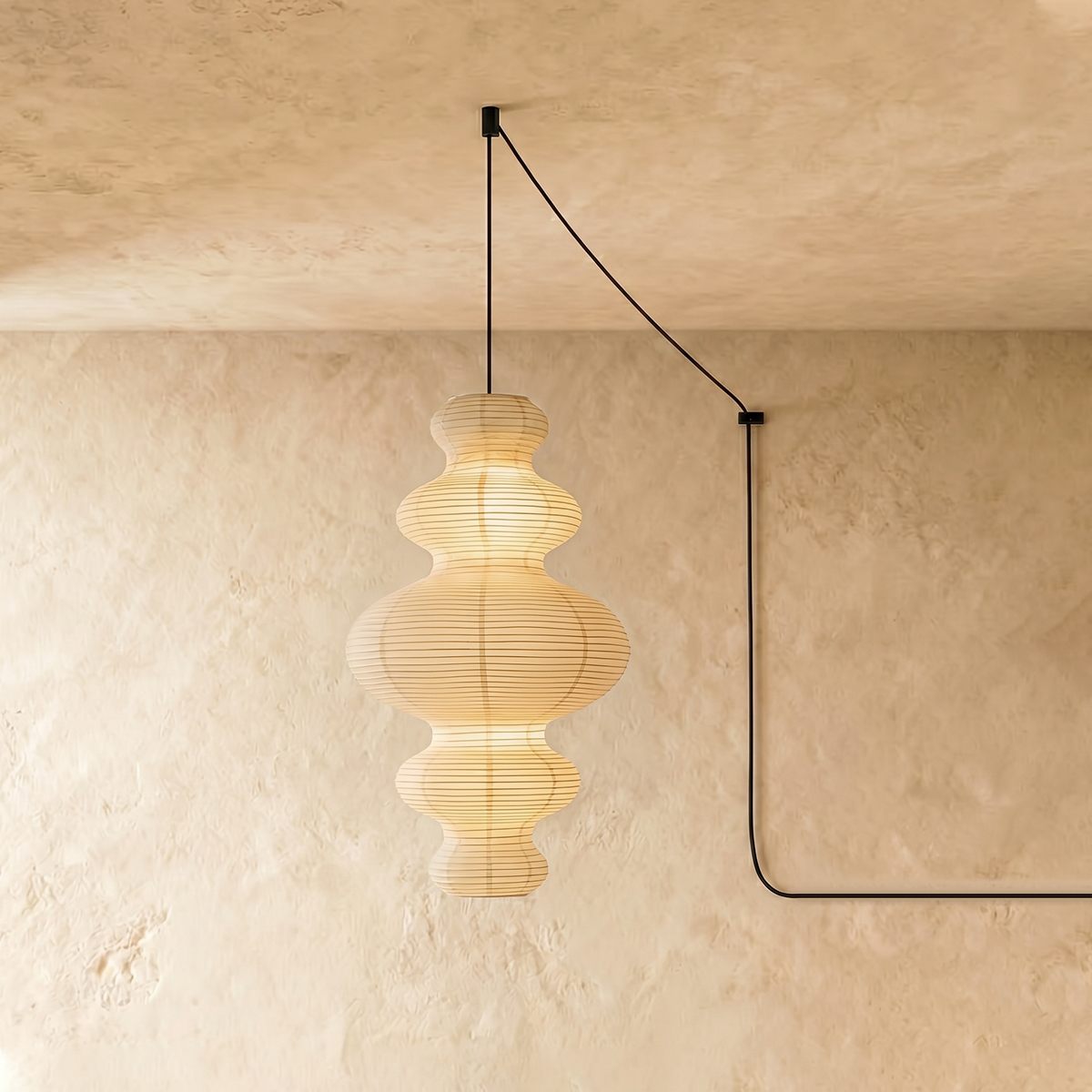 Akari Juni Pendant Swag Lamp