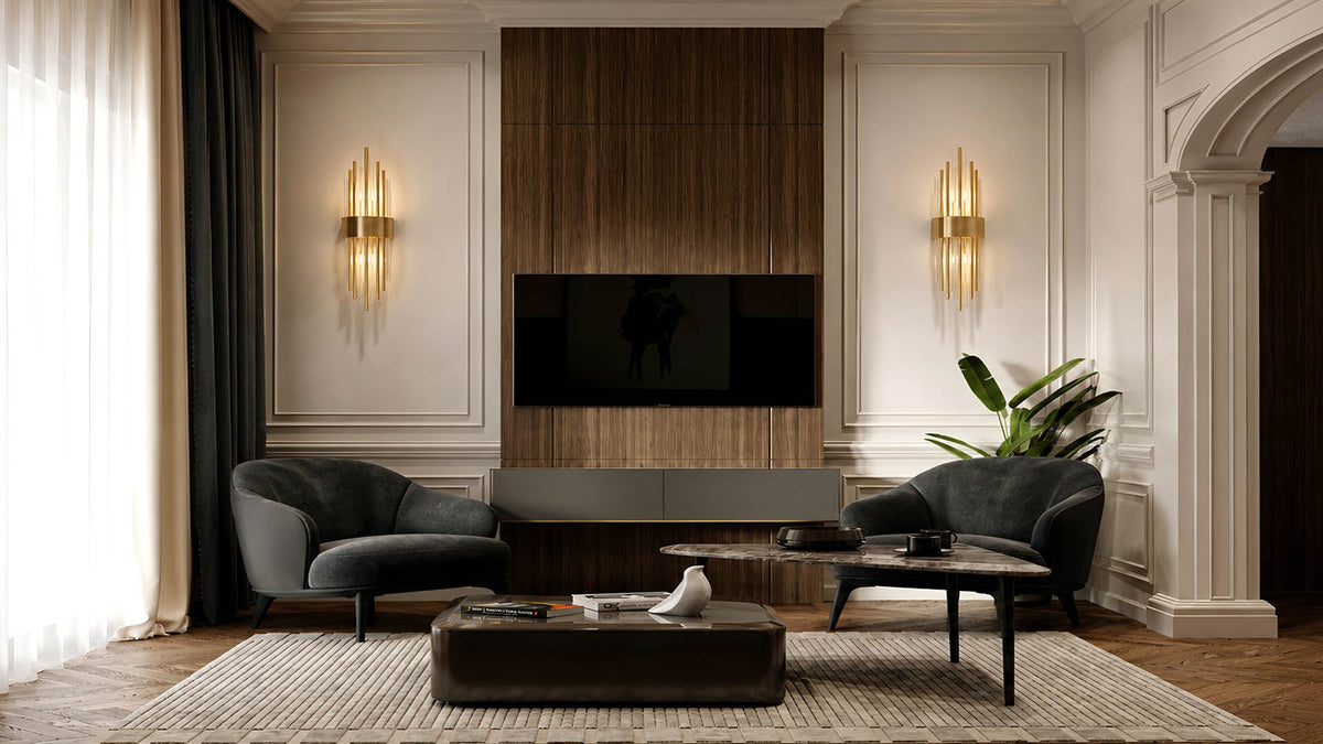 Crystal Wall Lamp for Hallway and Bedside Accent Lighting