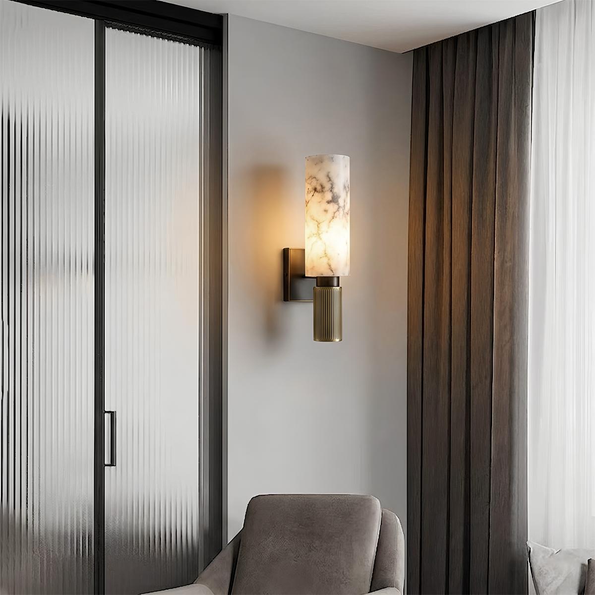 Ansu Alabaster Wall Lamp