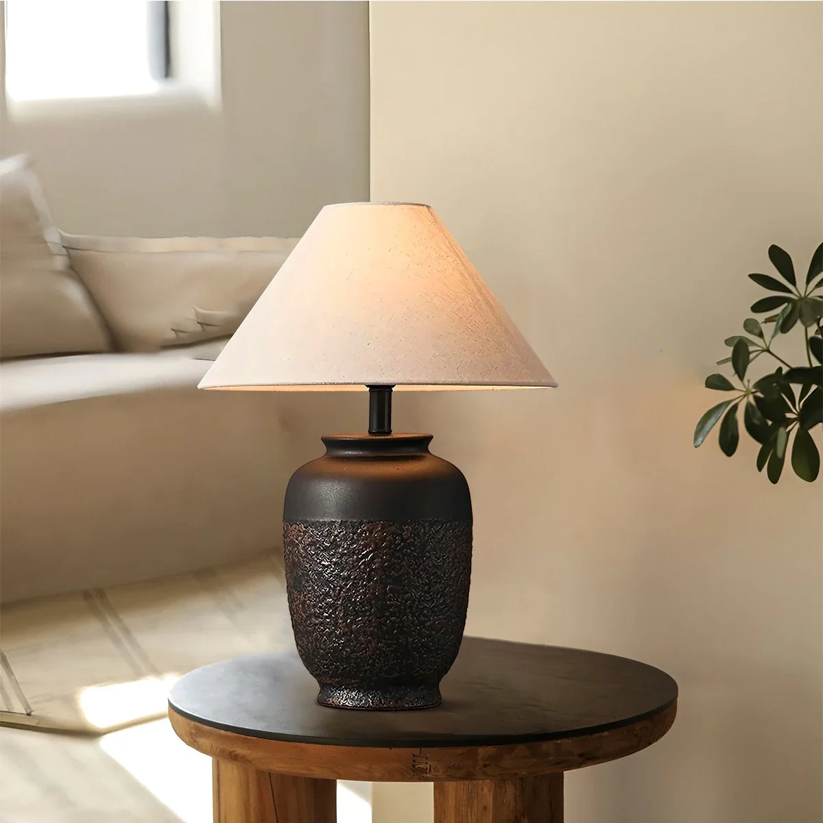 Ancient Ceramic Table Lamp