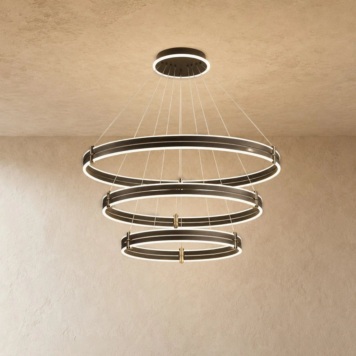 Arcato Modern Tiered Circular Chandelier