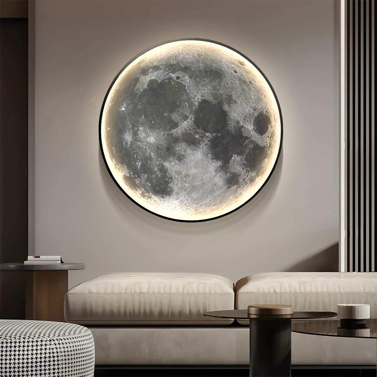 Astro Moon Wall Lamp Illuminated Art