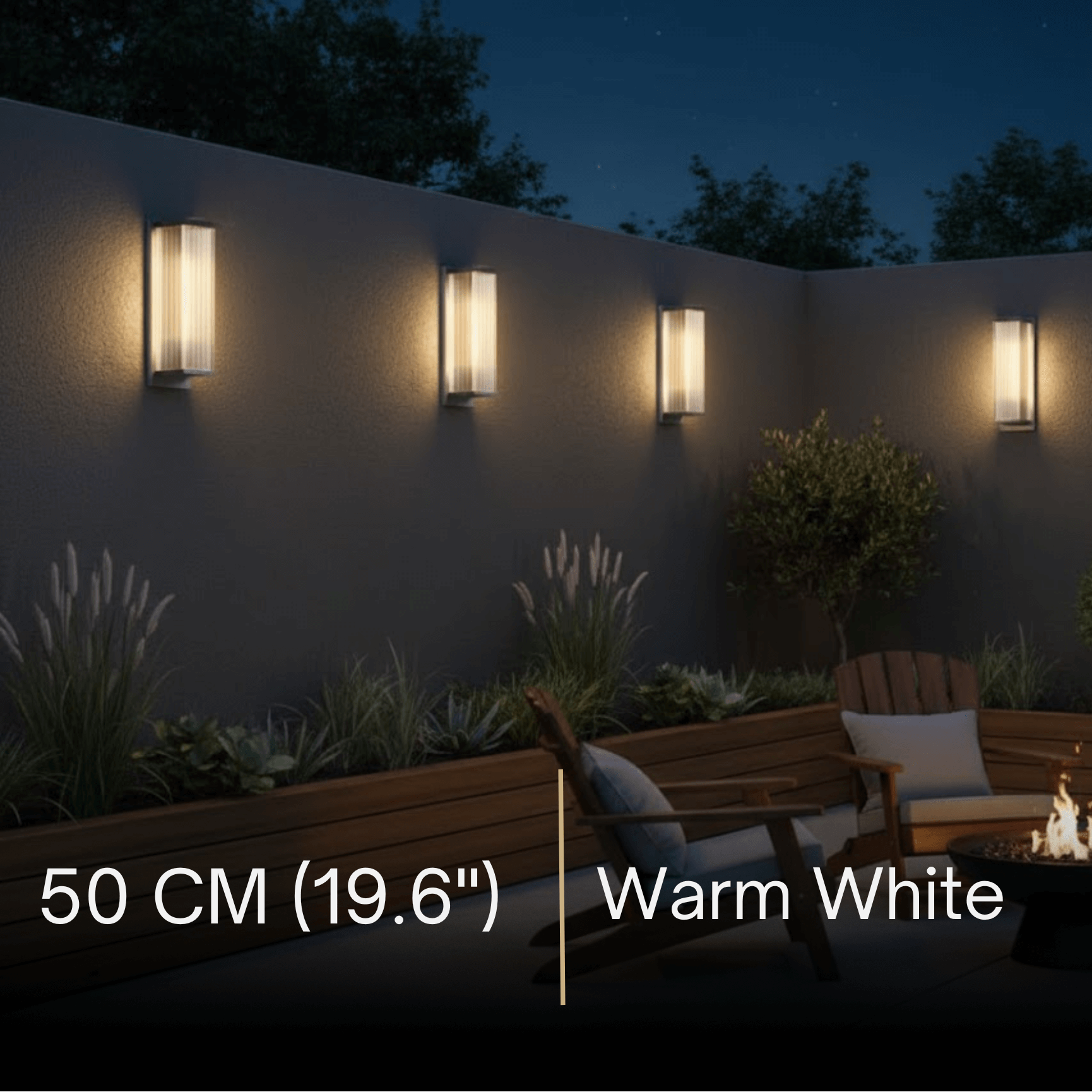 Irondale Industrial Rectangular LED Outdoor Wall Lamp – Waterproof Light for Courtyard