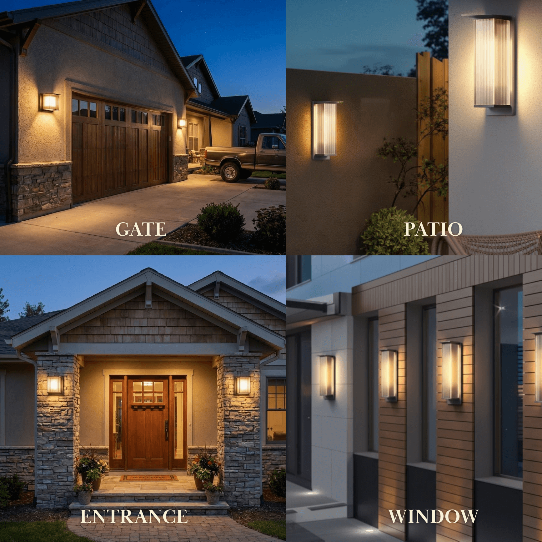 Irondale Industrial Rectangular LED Outdoor Wall Lamp – Waterproof Light for Courtyard