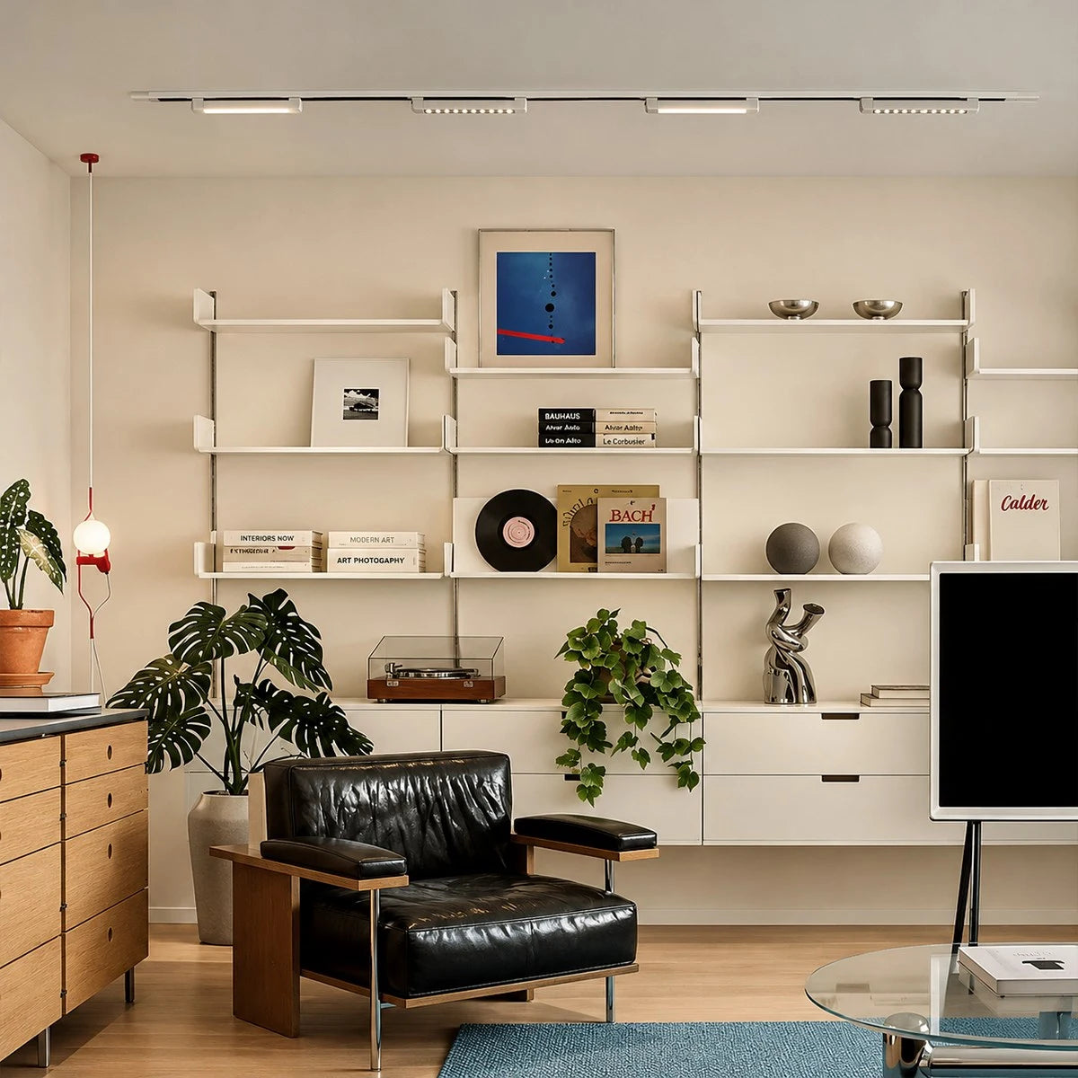 Bauhaus Nickel Plated Track Light