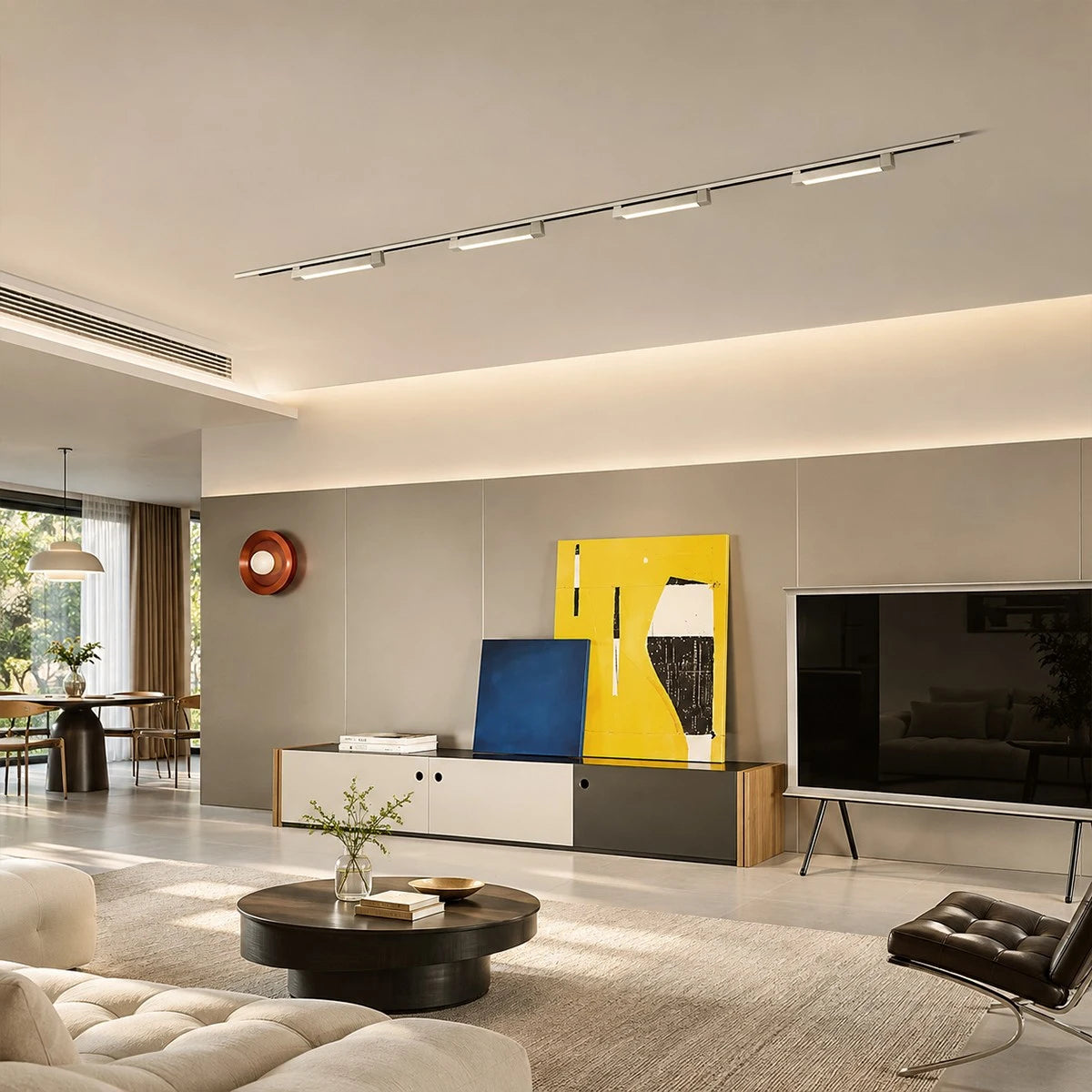 Bauhaus Nickel Plated Track Light