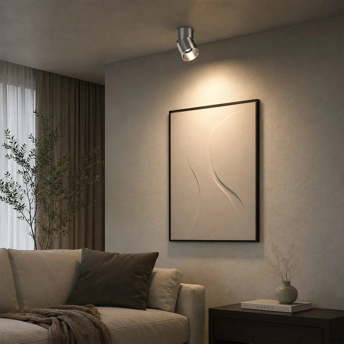 Bauhaus Surface Mount Foldable Spotlight