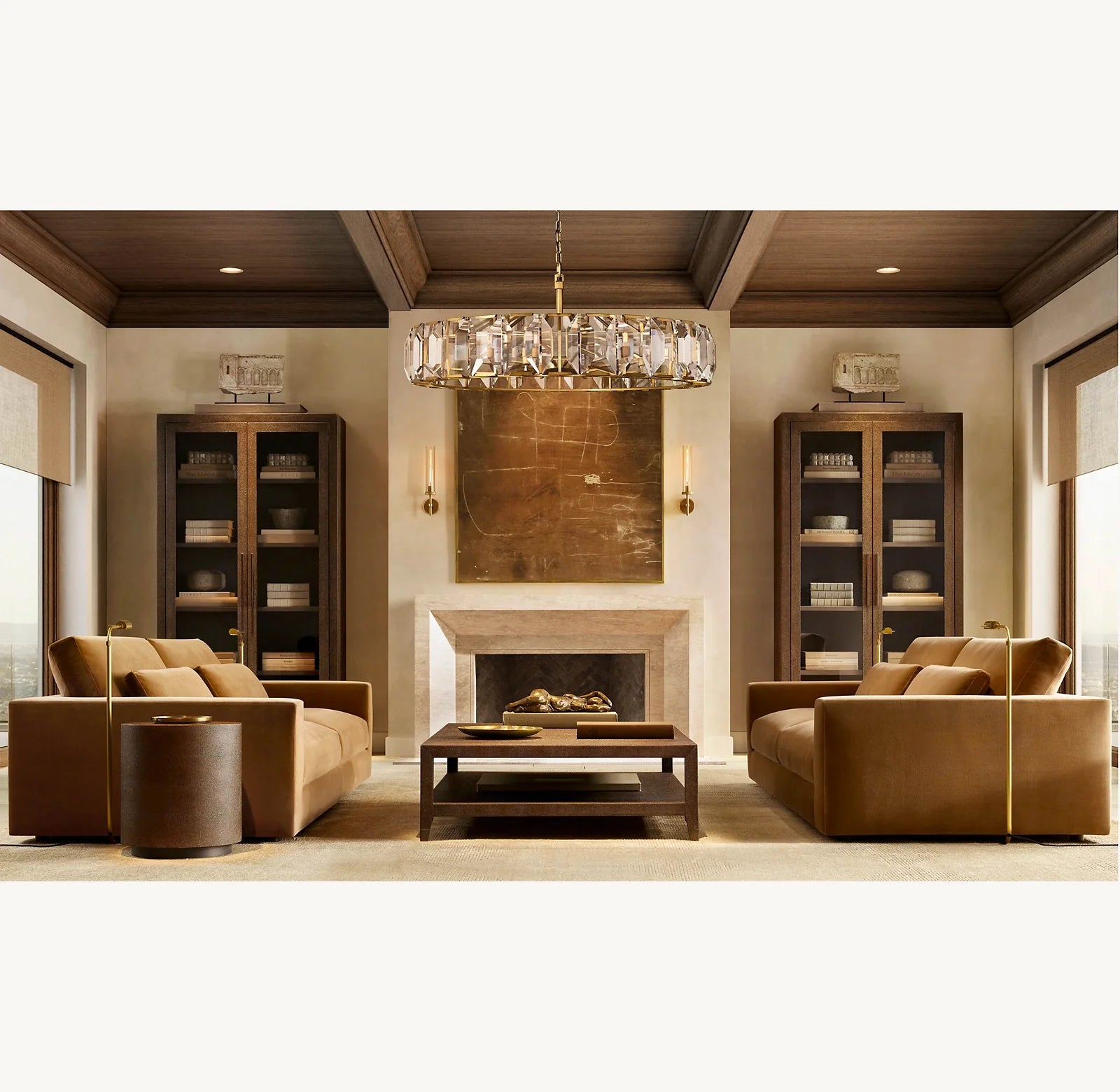 Crystal Round Chandelier – Harlow