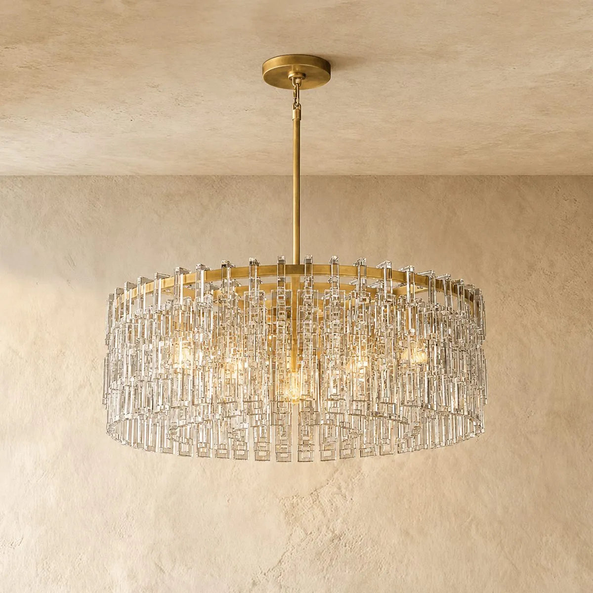Cascading Chain Crystal Chandelier - Marignan