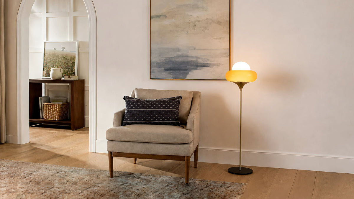 Floor Lamp for Living Room and Sofa-Side Lighting