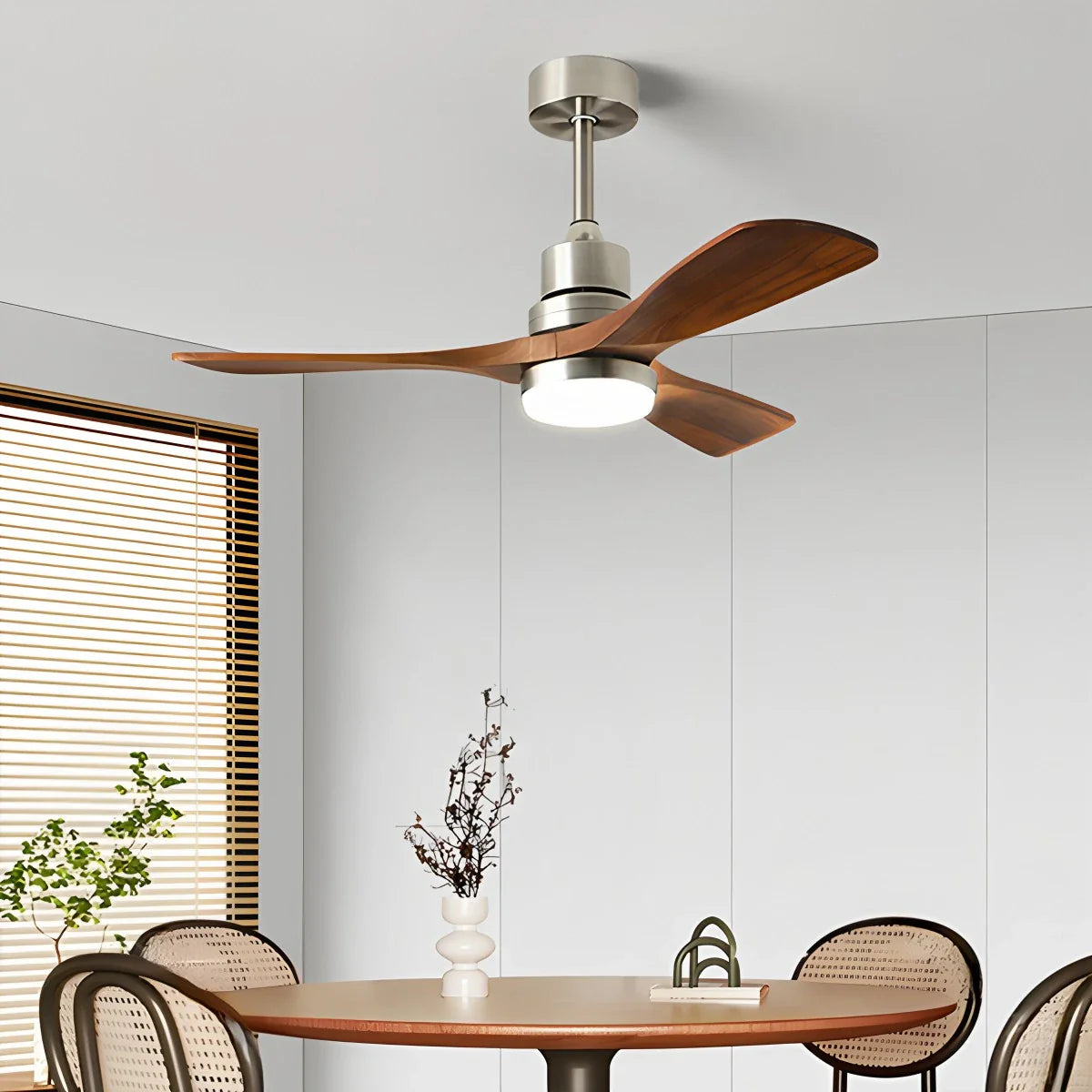 American Retro 3-Blade Ceiling Fan with Light