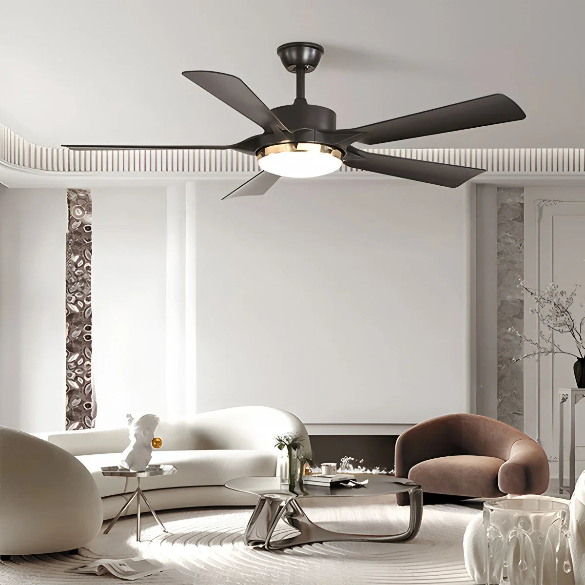 Dimmable Ceiling Fan with Light & Remote Control